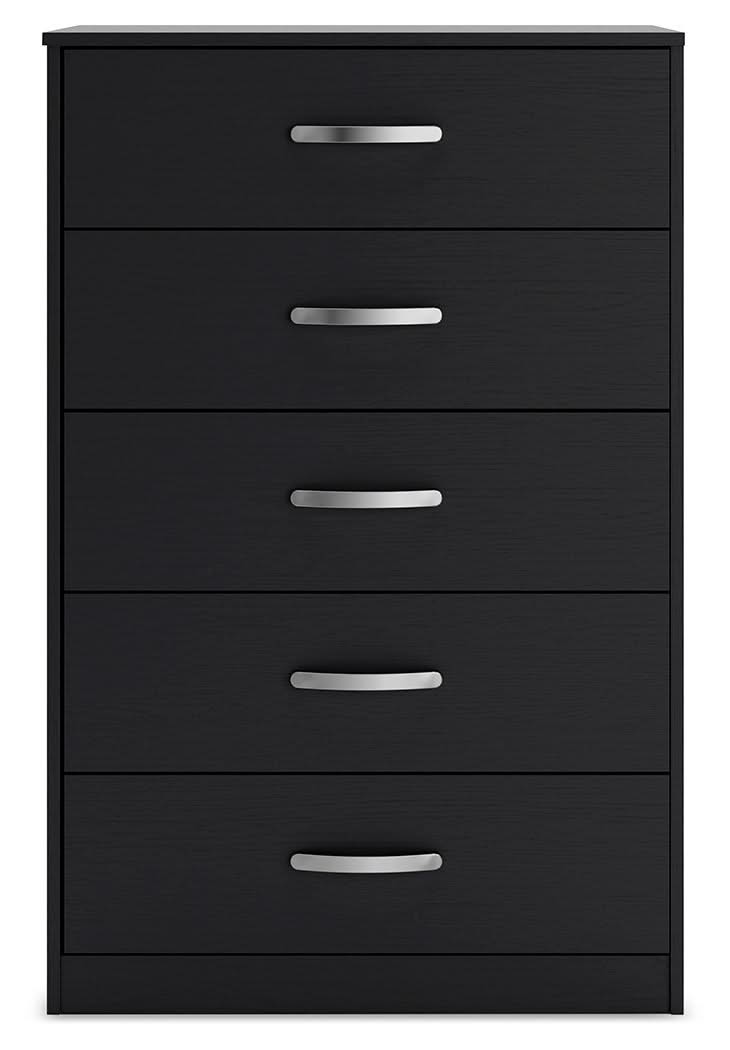 Finch - Five Drawer Chest - 46" Height - Black