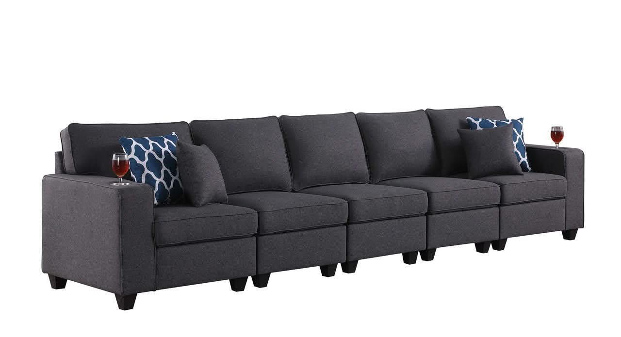 Cooper - Beautiful Sofa With Cupholder
