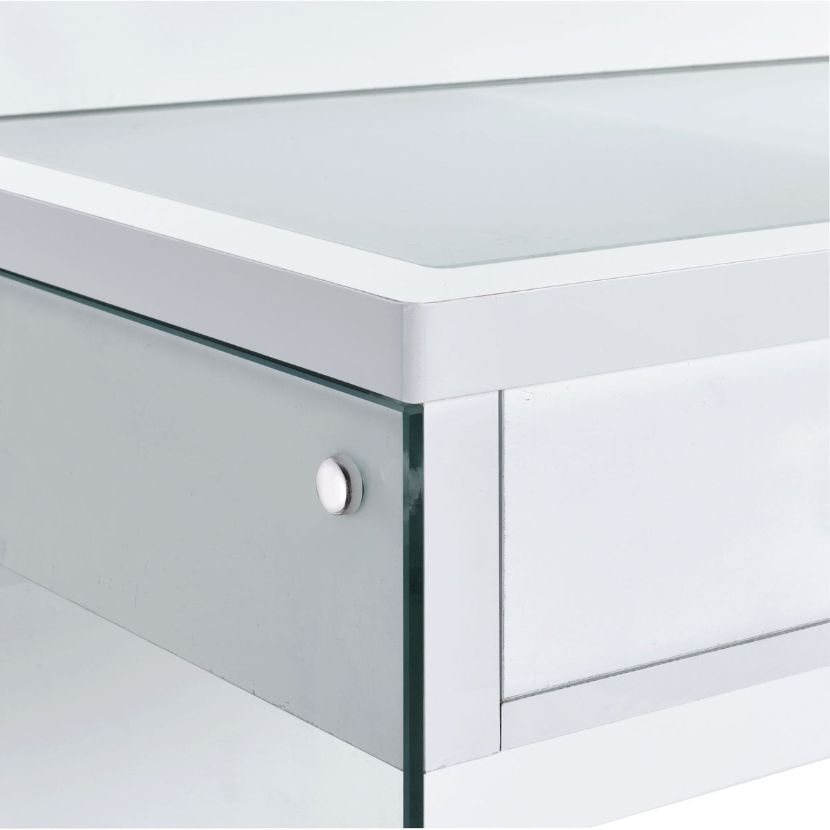 Jacey - Complete Vanity With Lightbulbs - Glossy White