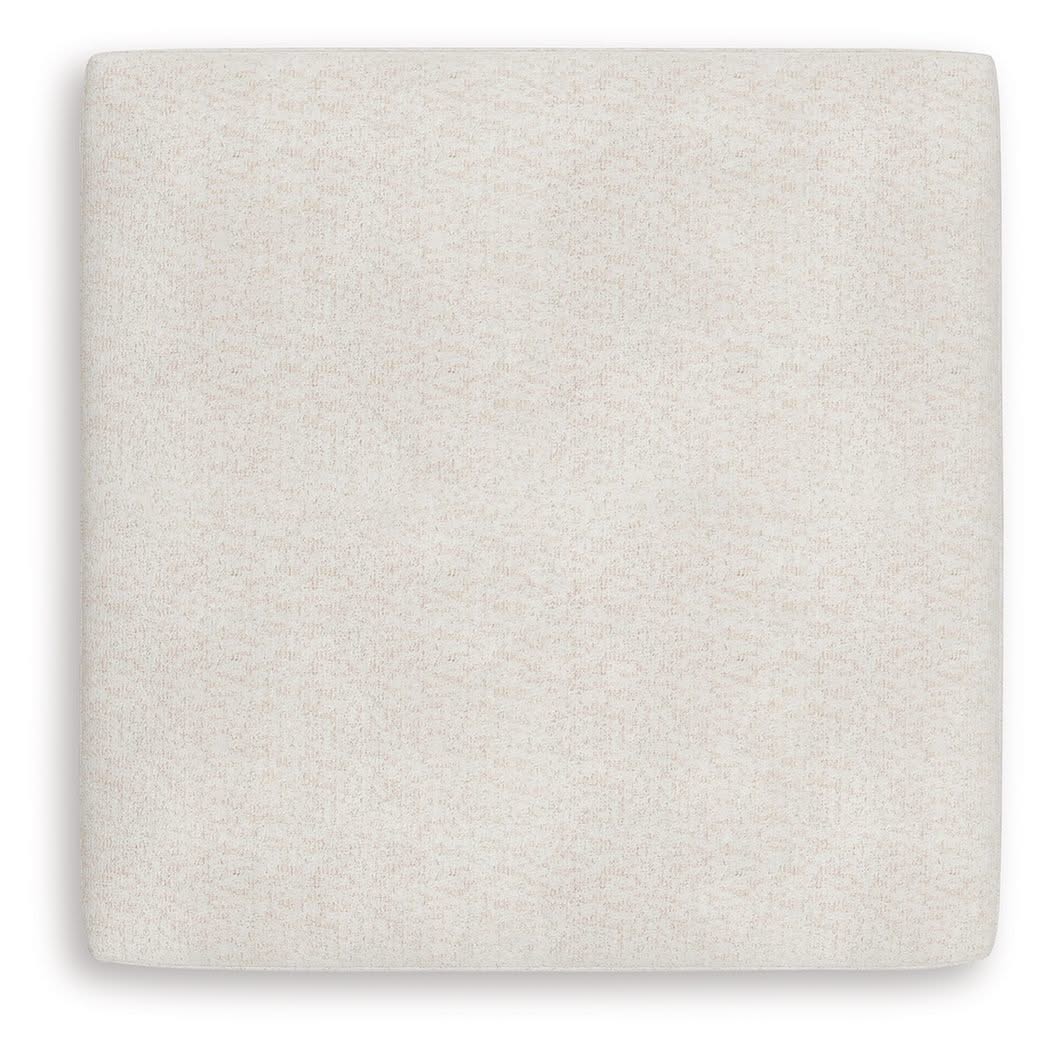 Donelson Creek - Oversized Accent Ottoman - Vanilla