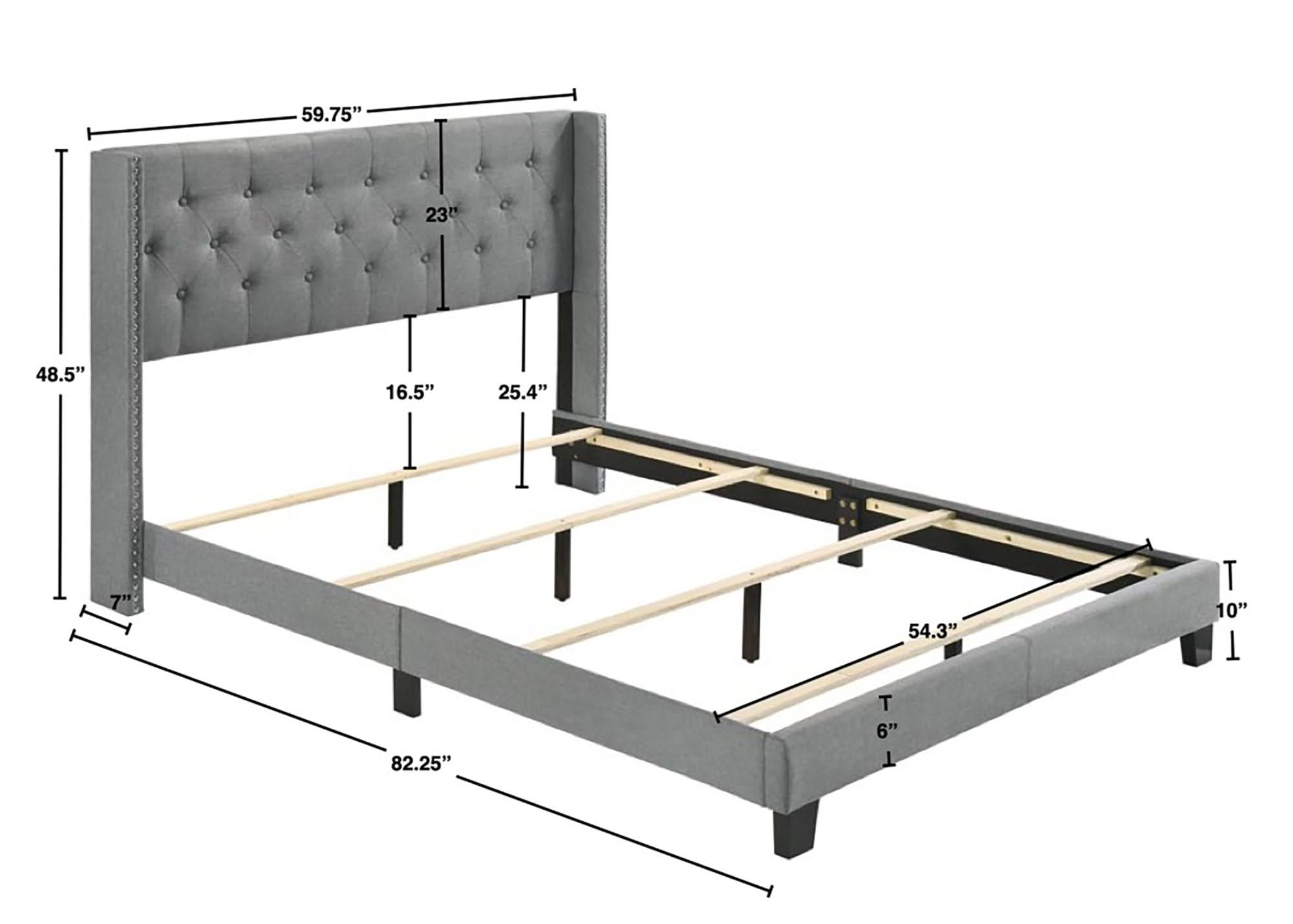 Makayla - Full Bed - Gray