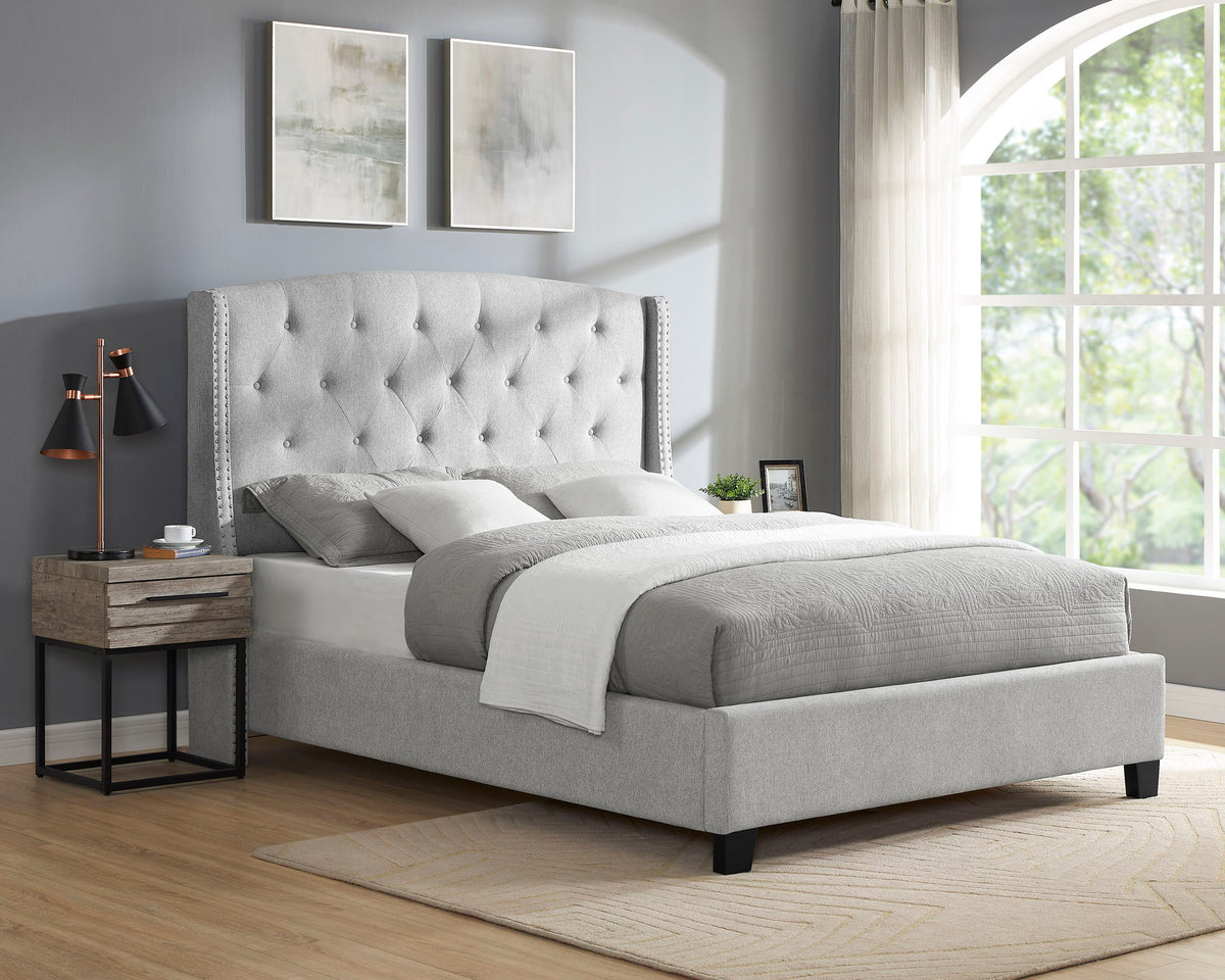 Eva - Queen Bed- Dove