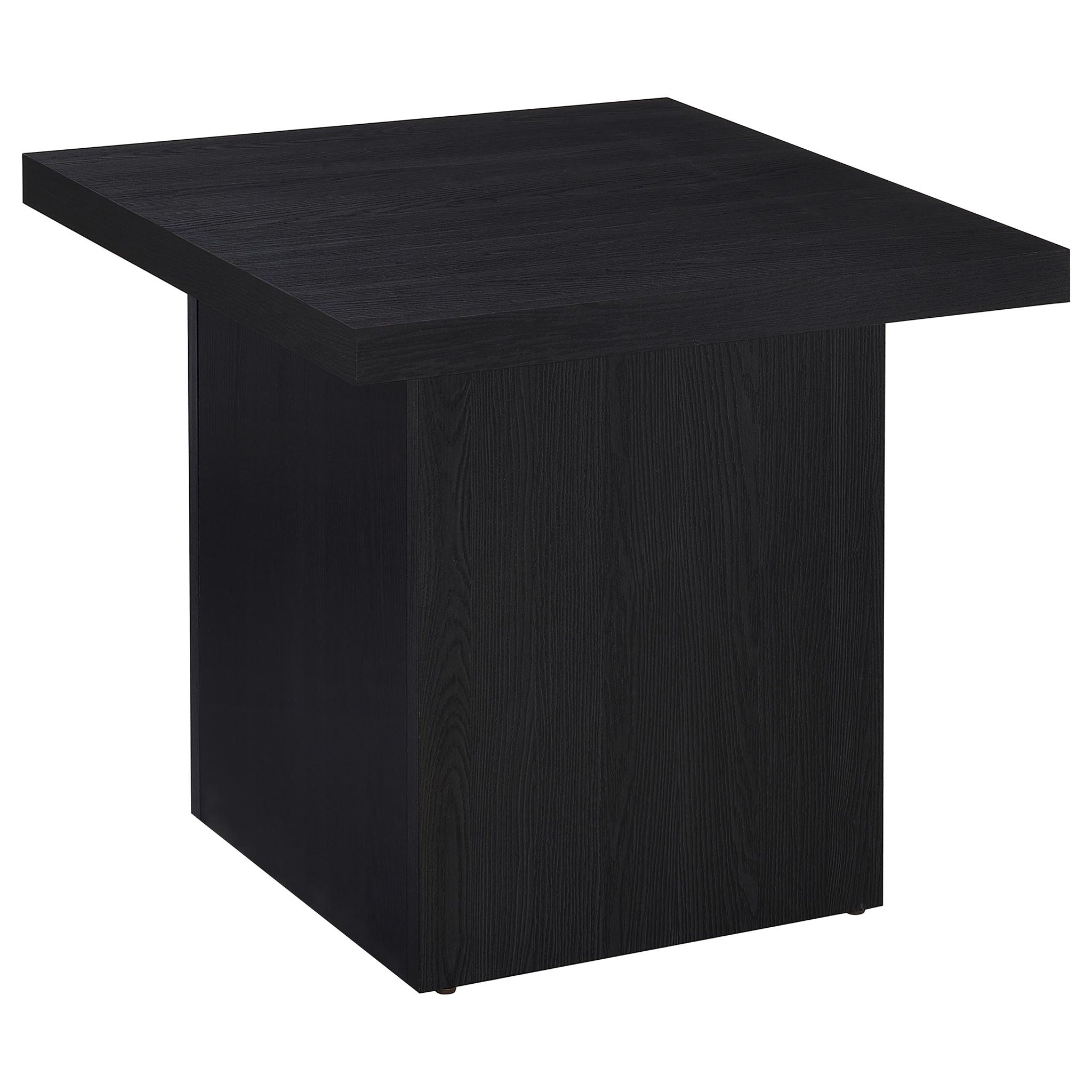 Devar 3-piece Square Cocktail Coffee End Table Set Black