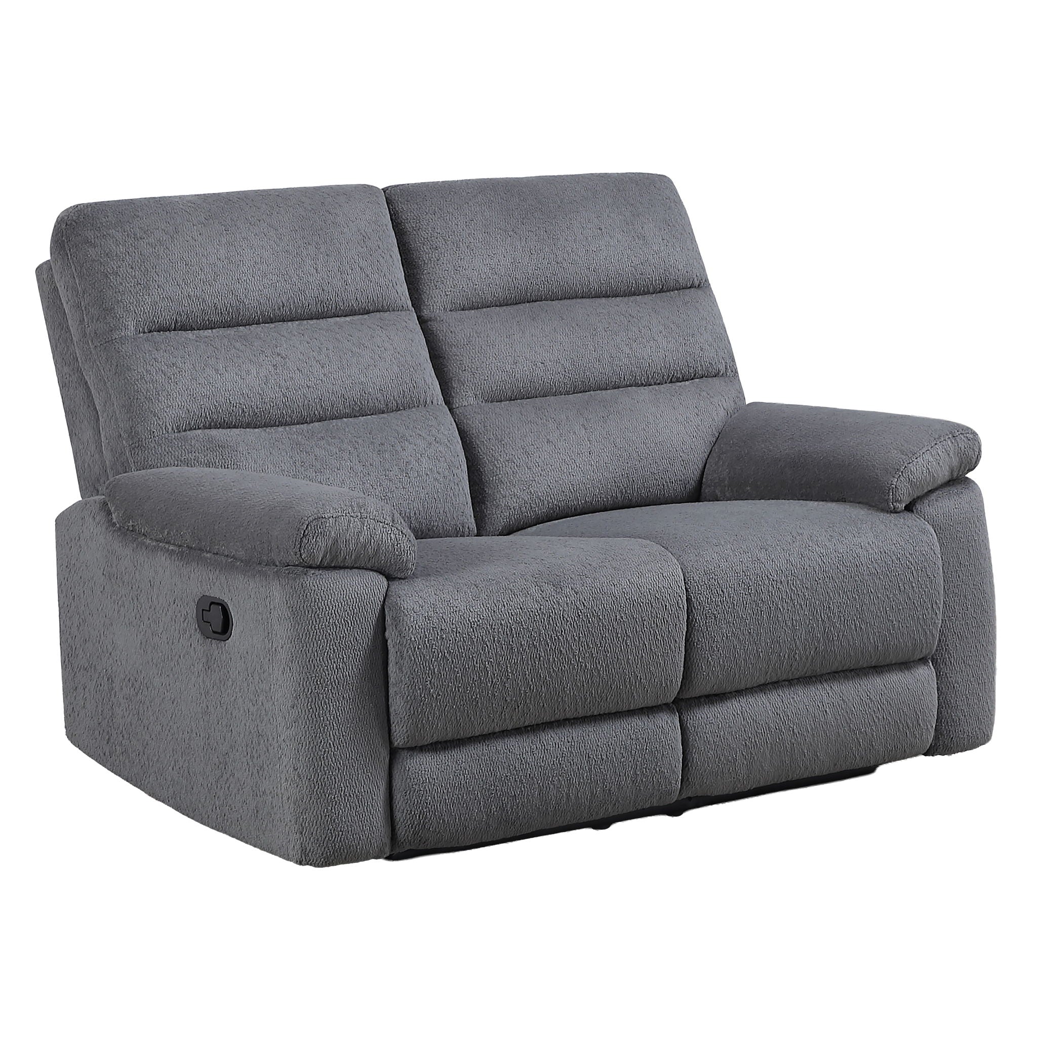 Cozy - Manual Recliner Loveseat - Gray