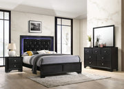 Micah - Queen 4 Piece Bedroom Set - Black