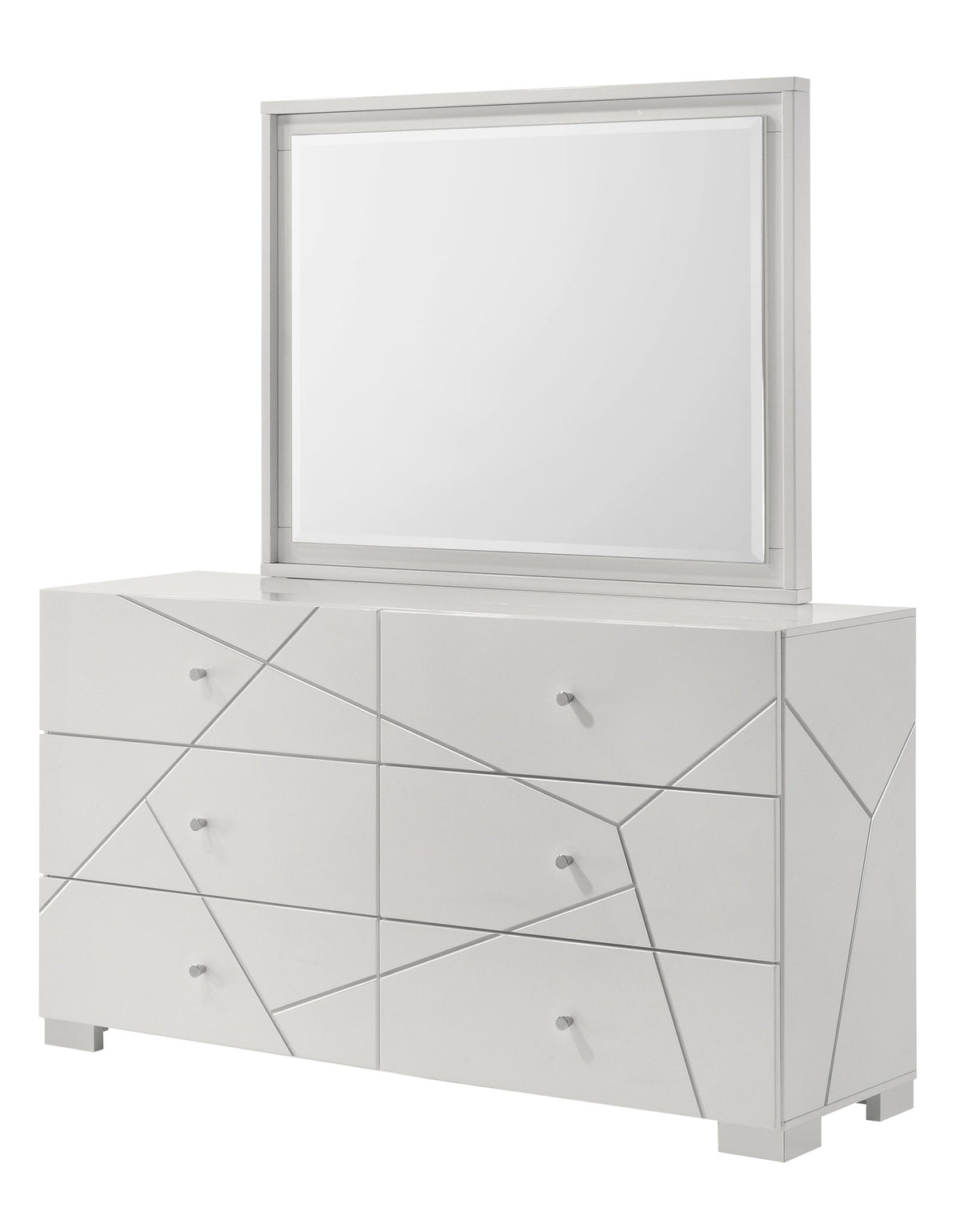 Ayla - King 5 Piece Bedroom Set - White