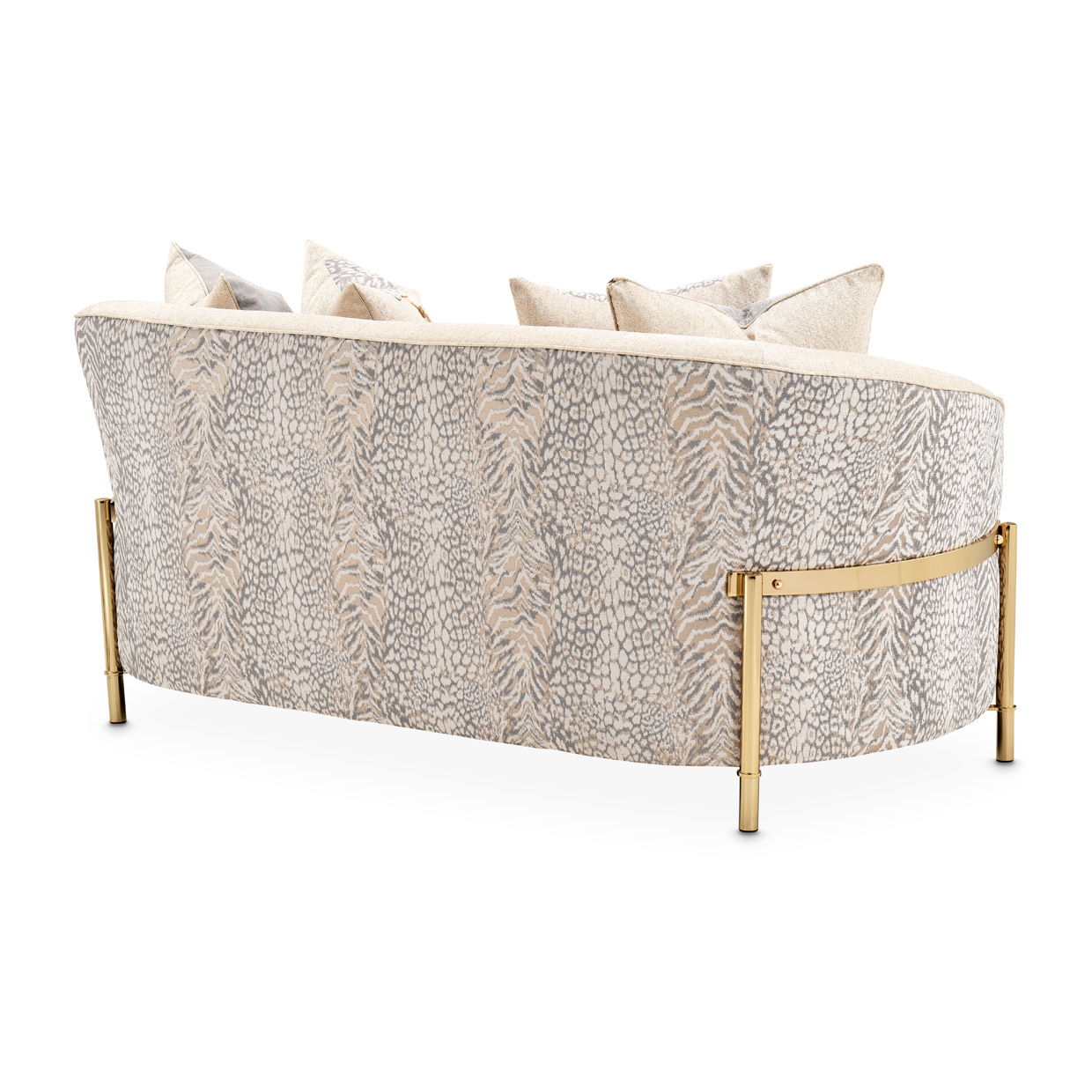Lisbon - Loveseat - Opal / Gold