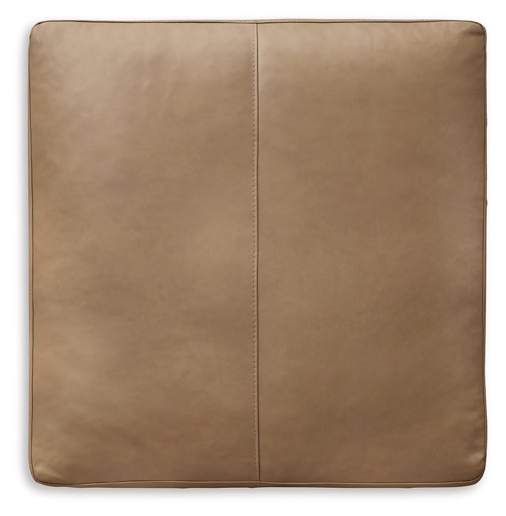 Bandon - Oversized Accent Ottoman - Toffee