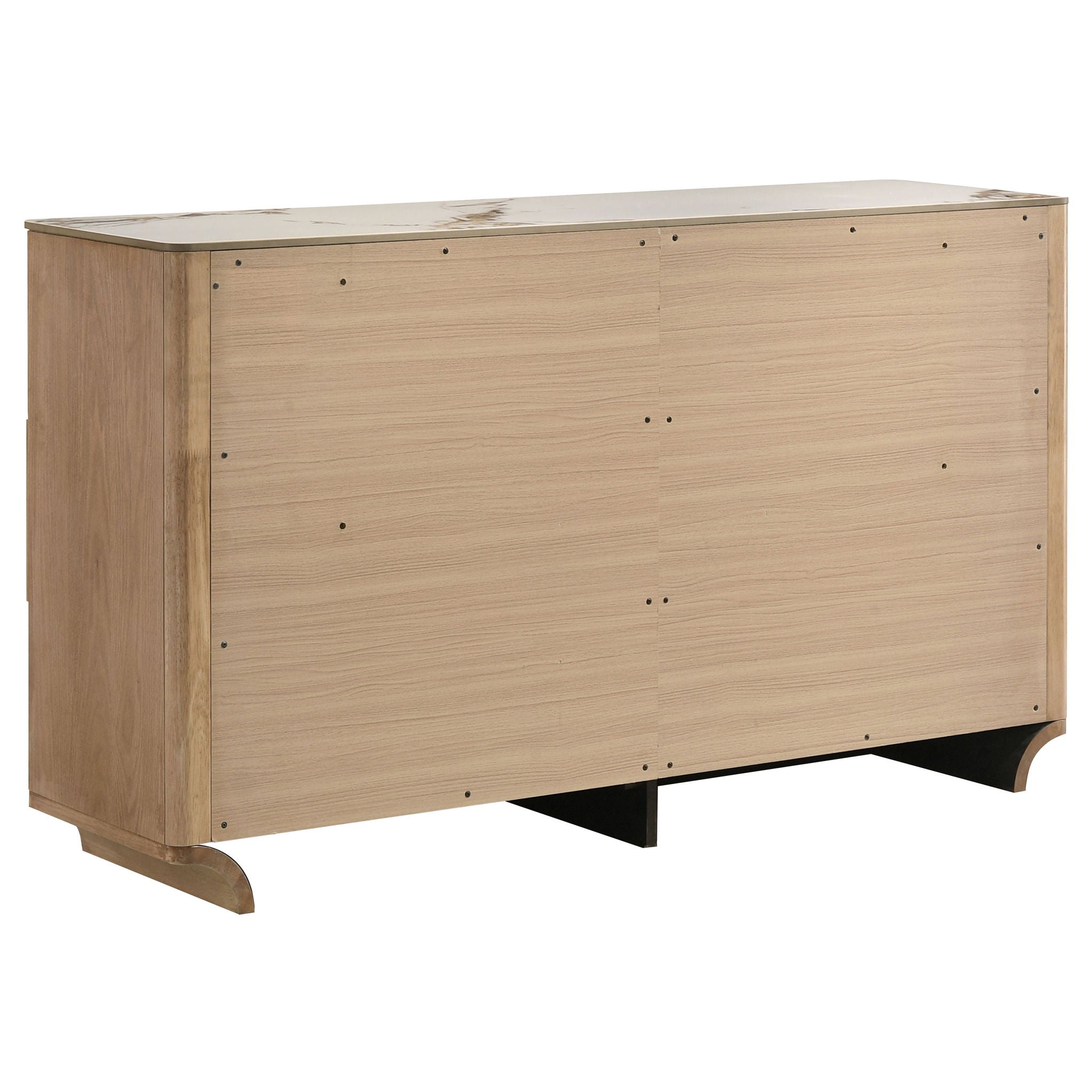 Leanne 4-piece Eastern King Bedroom Set Light Oak