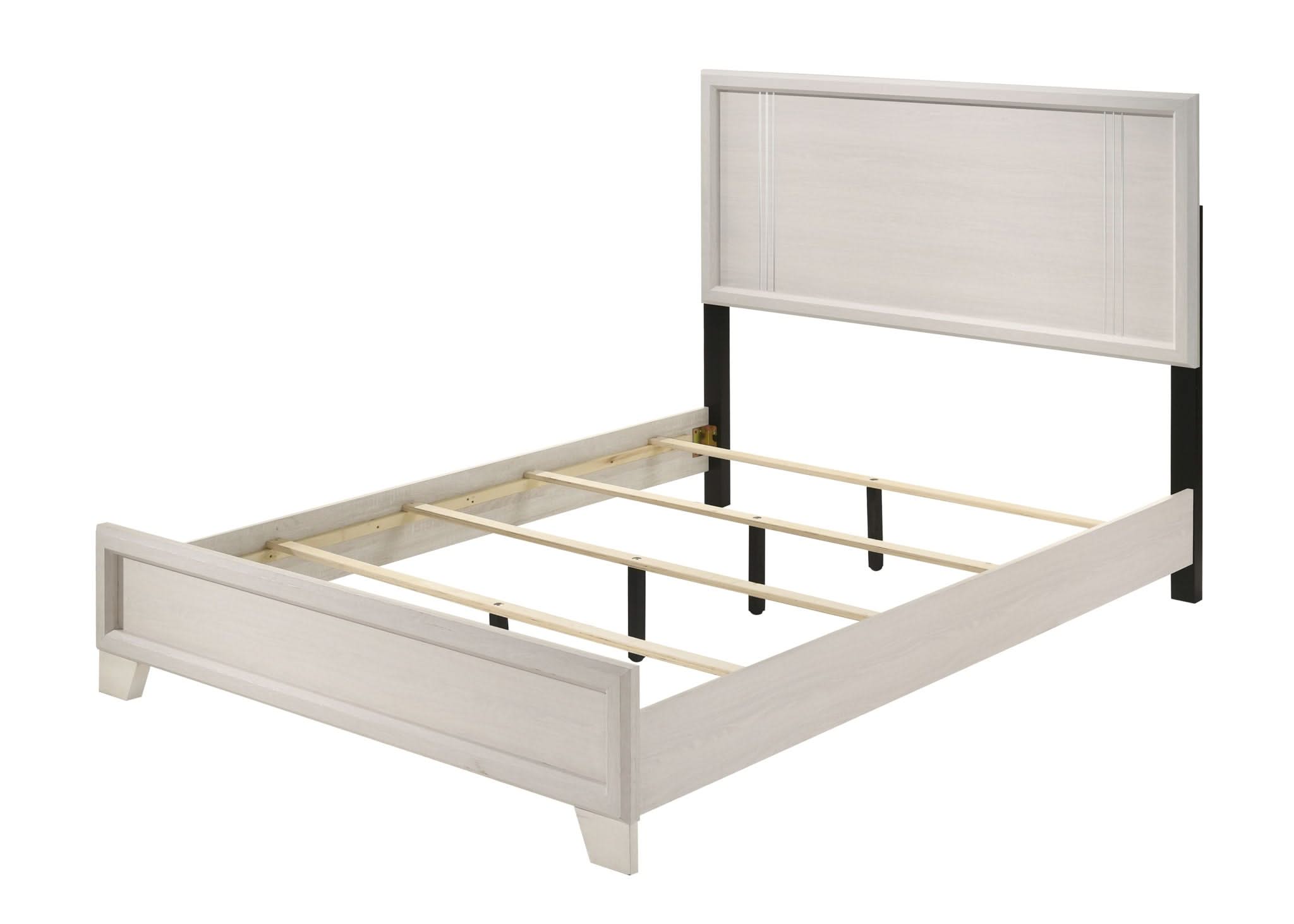 Charlie - Full 4 Piece Bedroom Set - White