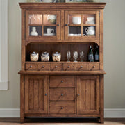 Hearthstone Ridge - Hutch & Buffet - Light Brown