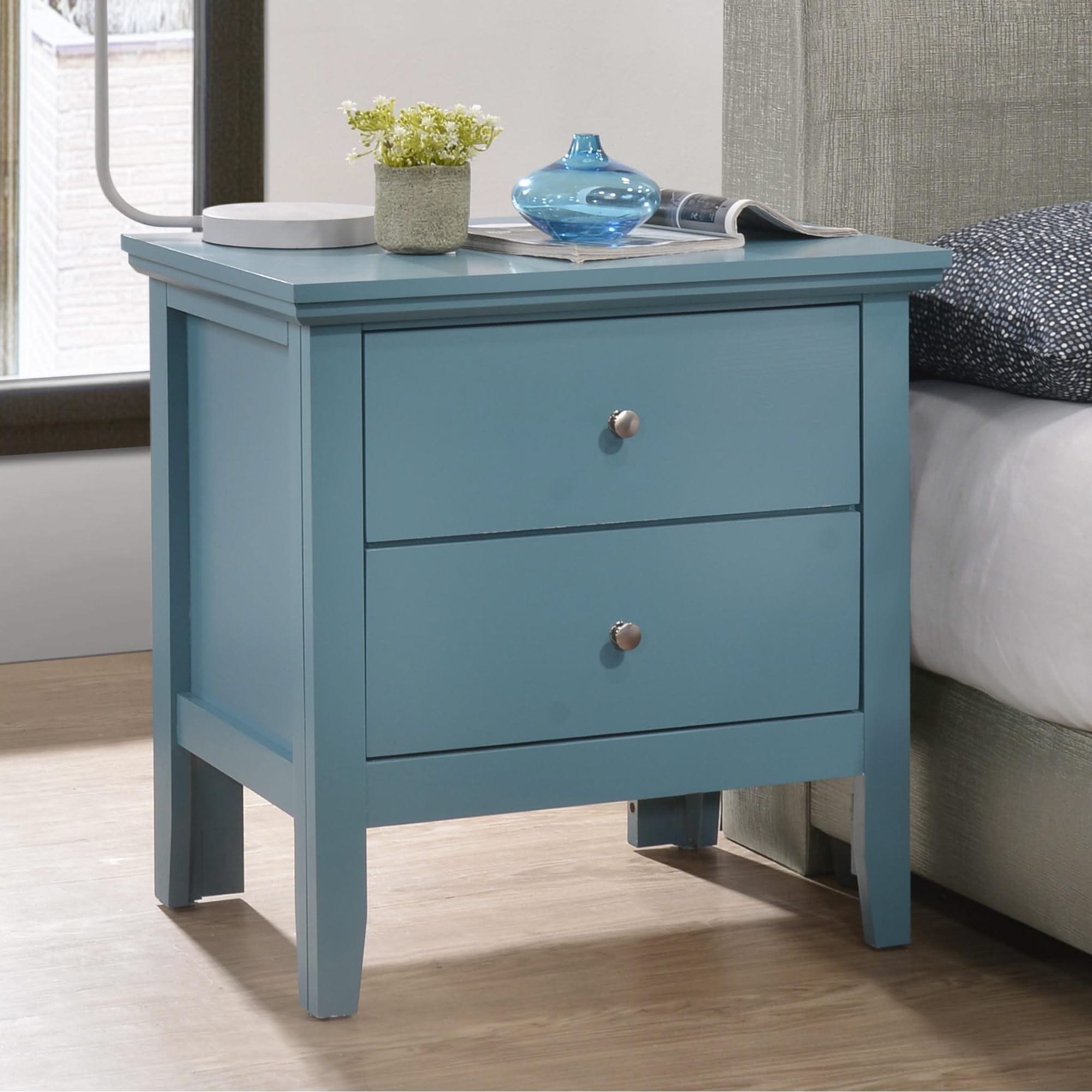 English Dovetailed Drawers Nightstand