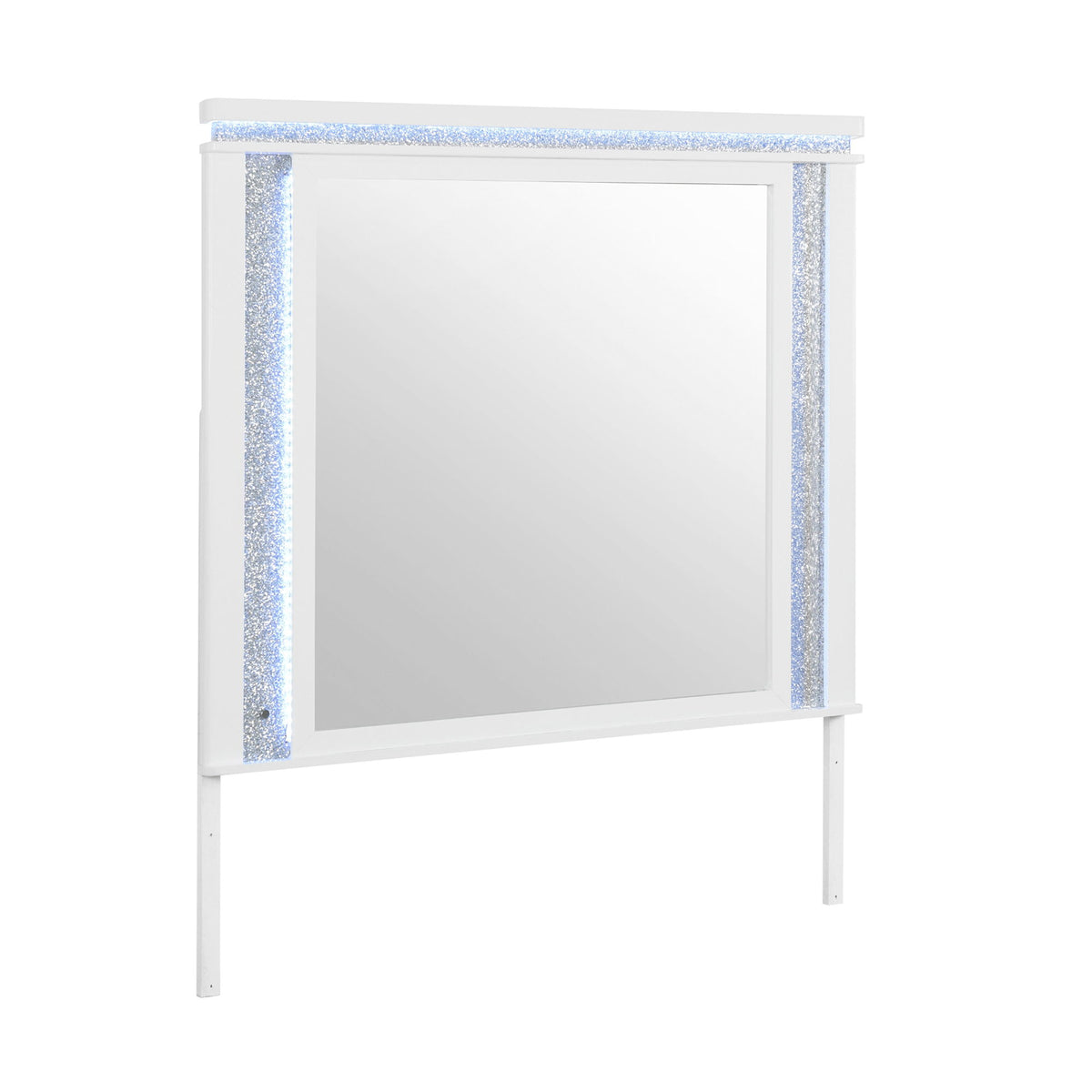 Adalid - 5 Pieces Bedroom Set With LED Lights And Glittered Detailing