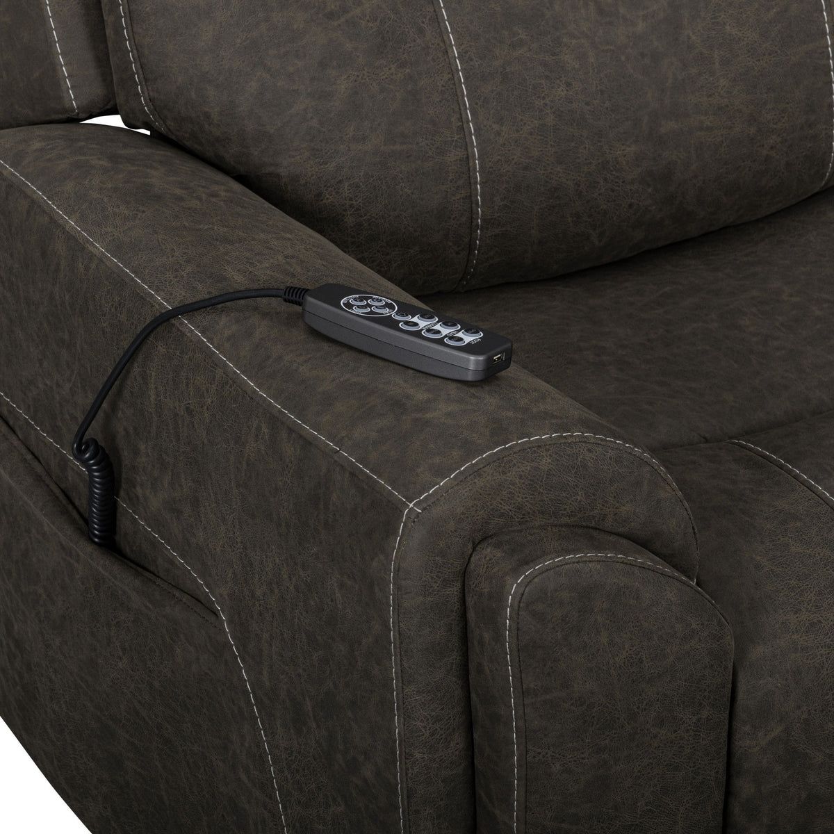 Gaia - Auto Glider Recliner With Power Headrest & Footrest
