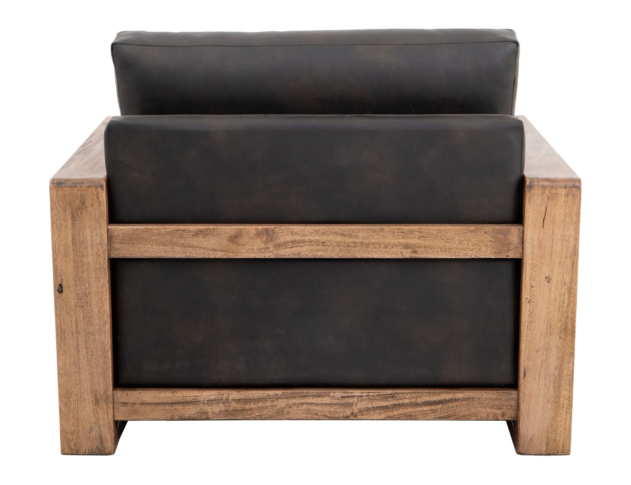 Ancora - Armchair - Dark Gray / Light Brown