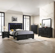Micah - Twin 5 Piece Bedroom Set - Black