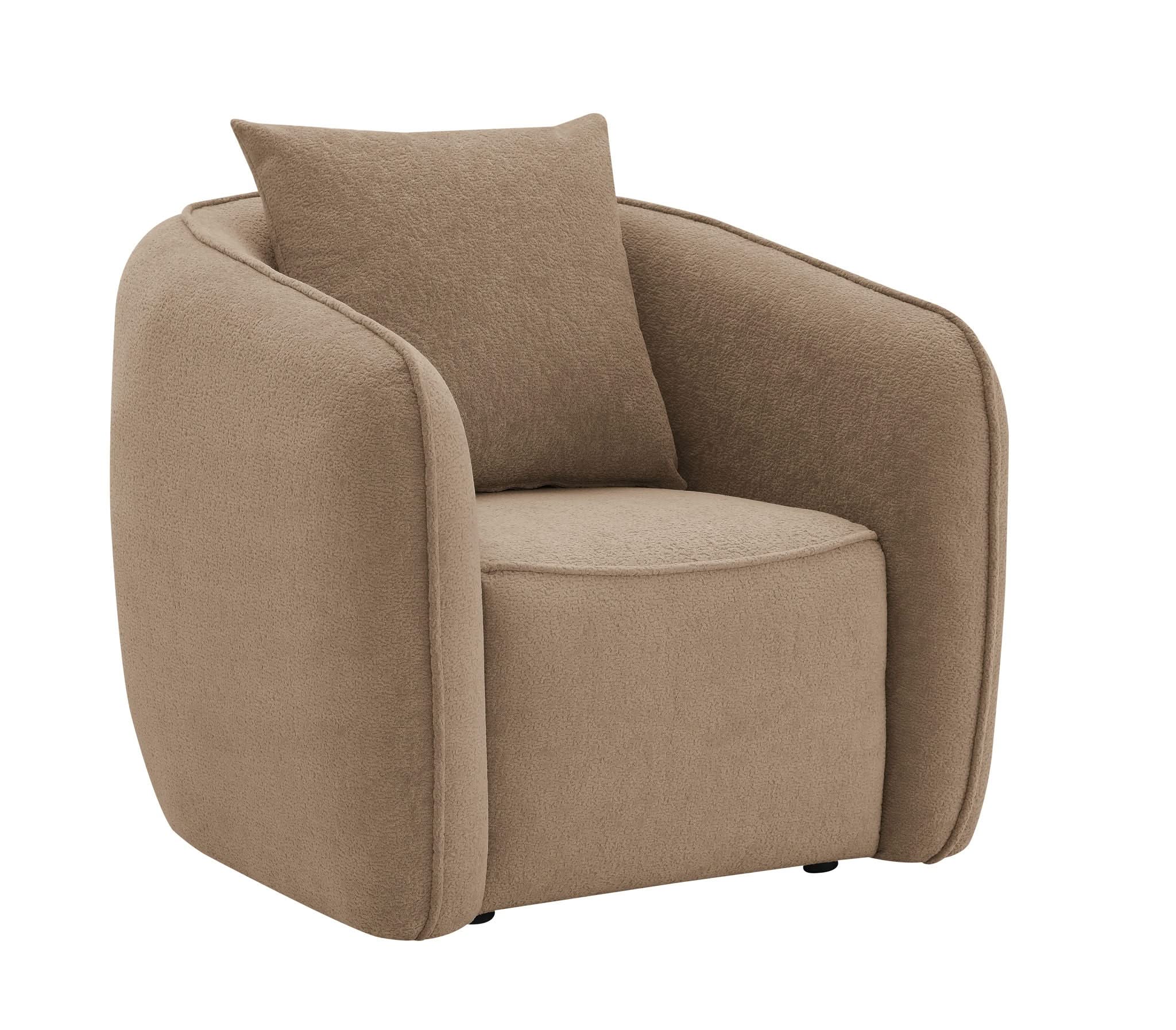 Keith - Chair With 1 Matching Color Toss Pillows