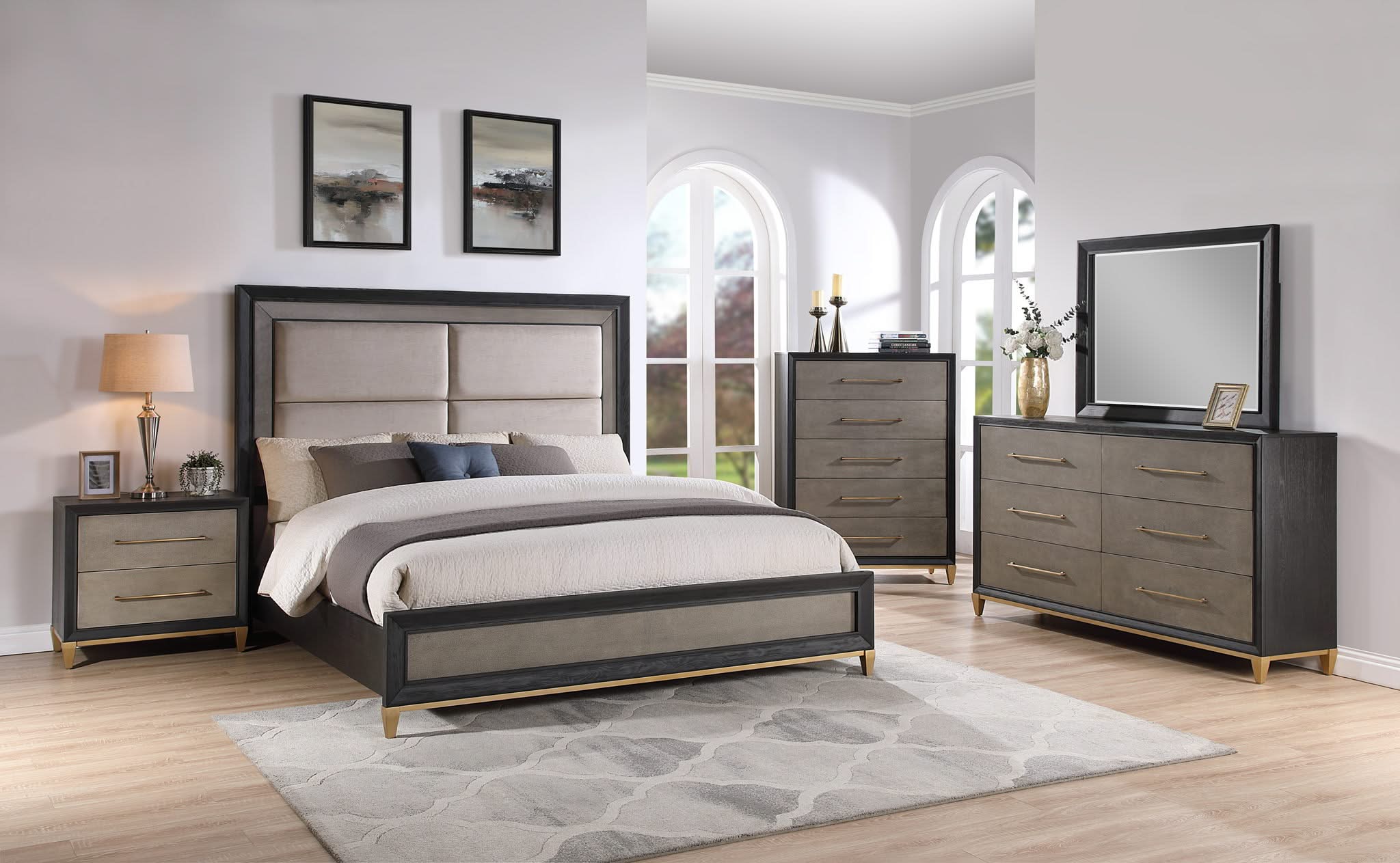 Payson - Chest - Black / Gray