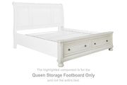Robbinsdale - Queen Storage Footboard - Antique White
