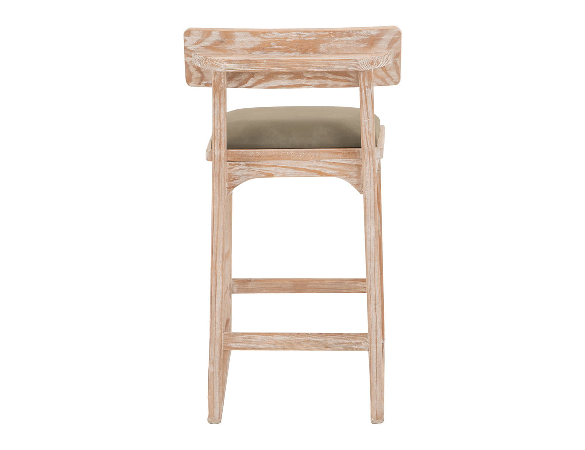 Balam - 30" Upholstered Barstool (Set of 2) - Light Brown