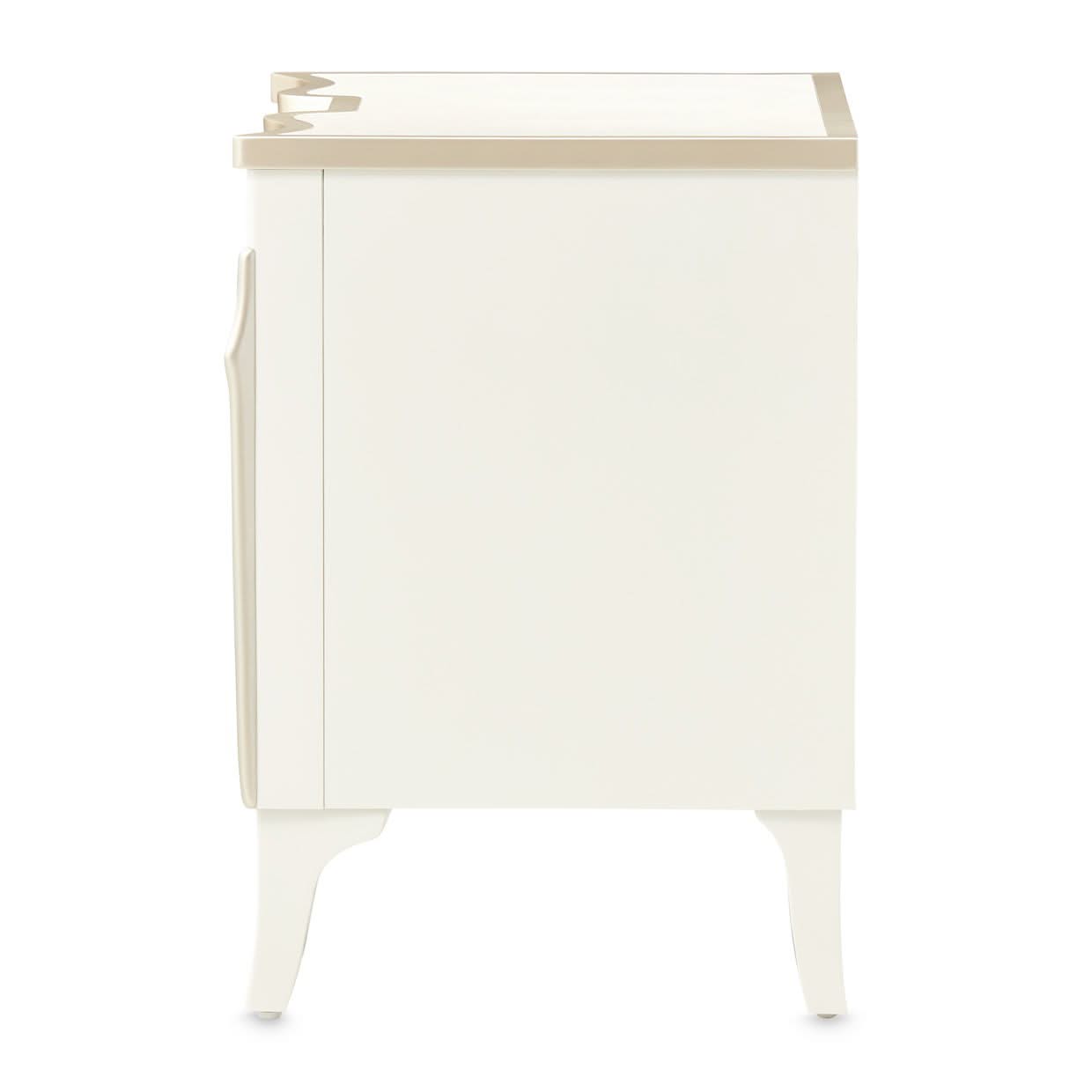 La Marisia - Nightstand - Creamy Pearl