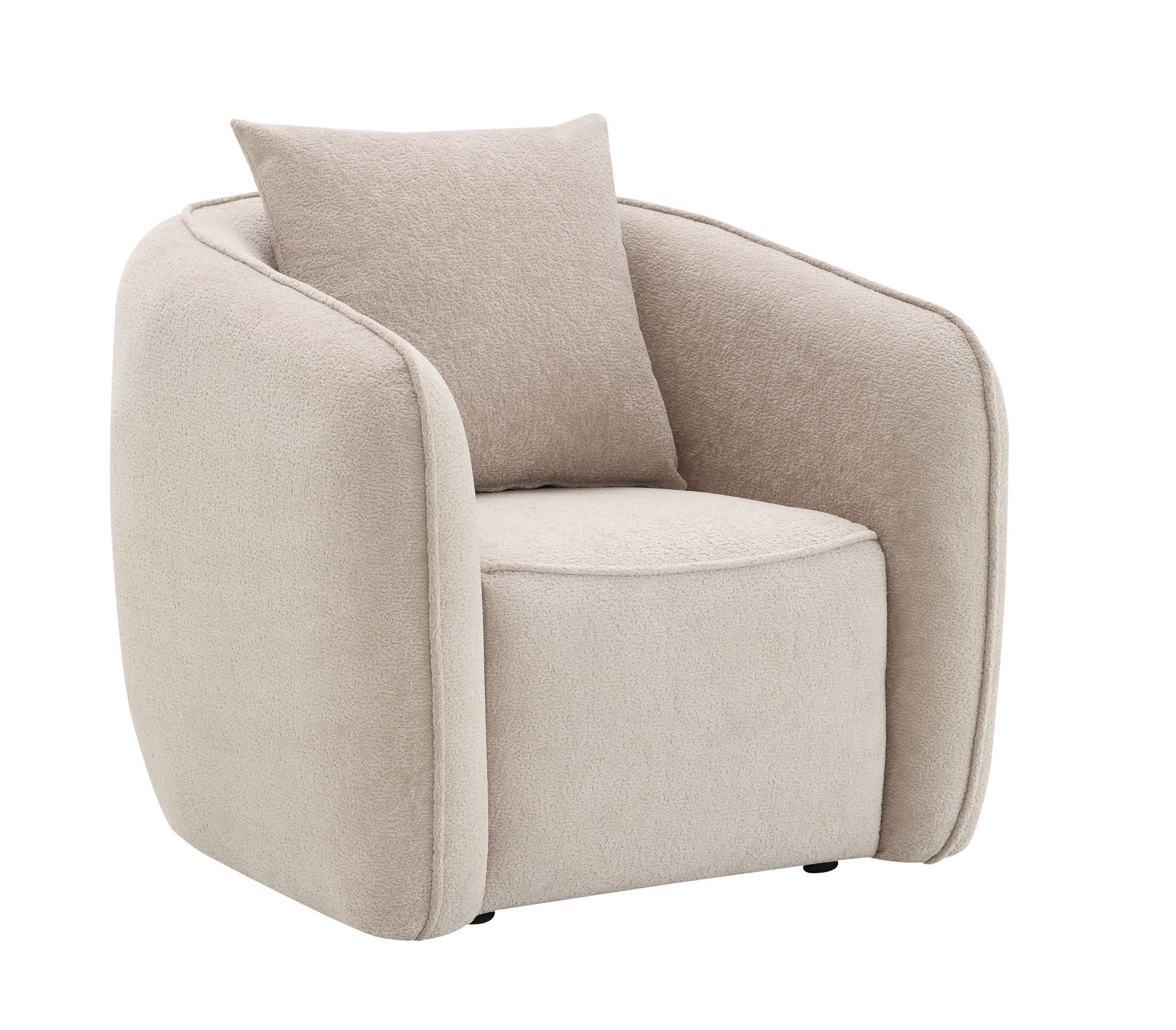 Keith - Chair With 1 Matching Color Toss Pillows