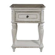 Magnolia Manor - Leg Nightstand - Antique White