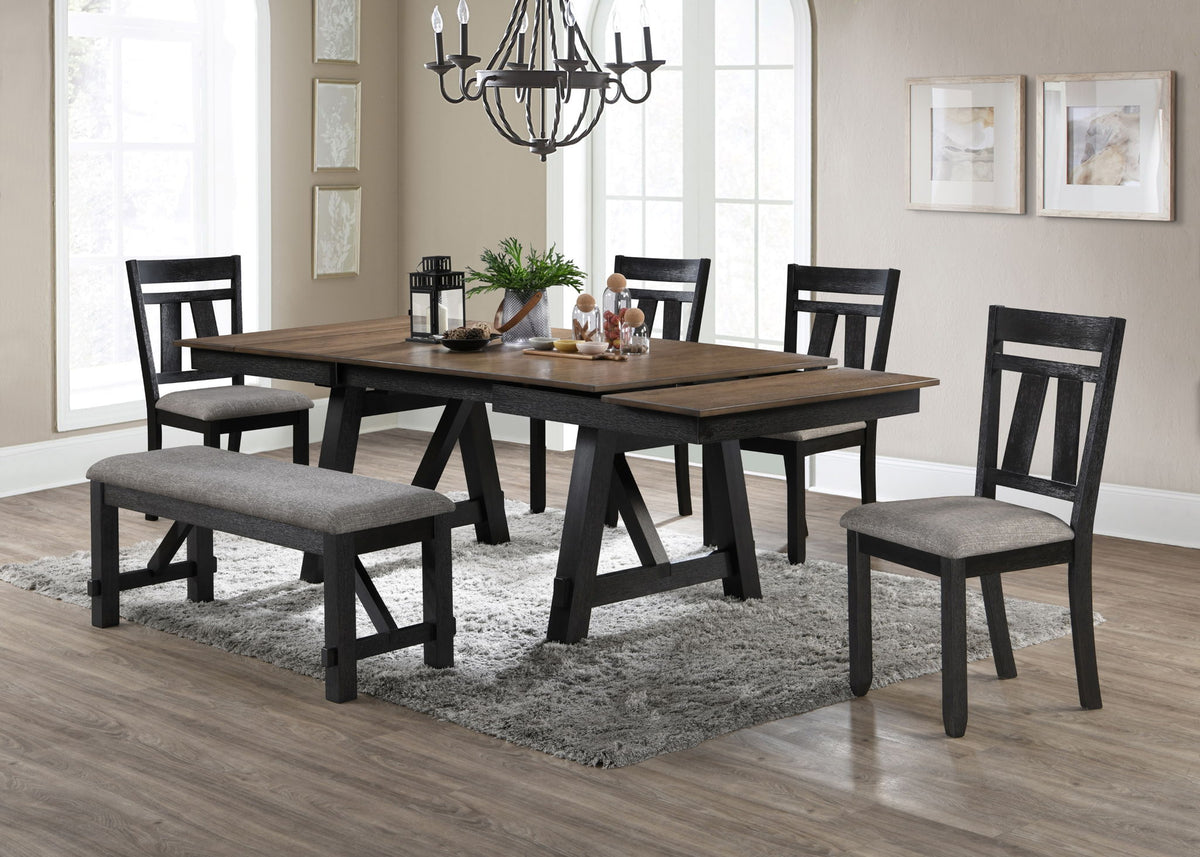 Maribelle - Side Chair (Set of 2) - Gray / Charcoal
