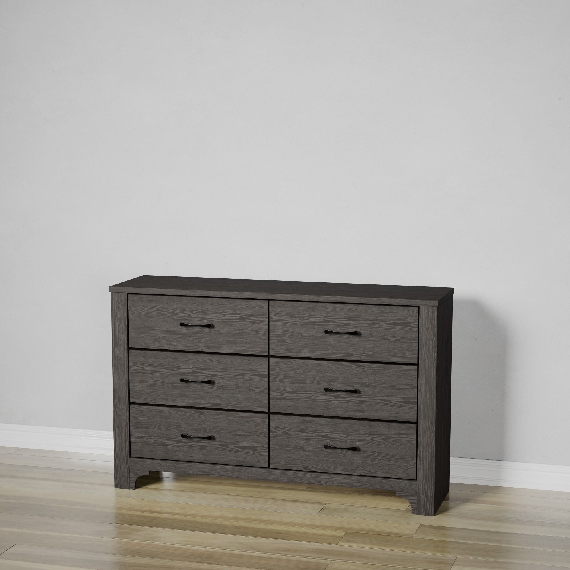 6 Drawer Dresser - Brown