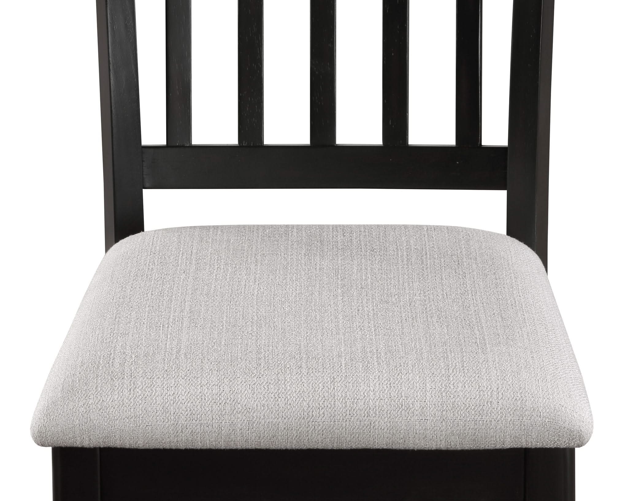 Salvador - 5 Piece Counter Height Set - Charcoal / White