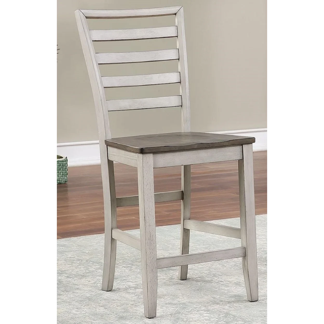 Abacus Modern Extendable Storage 5 PC Counter Dining Set with 4 Stools