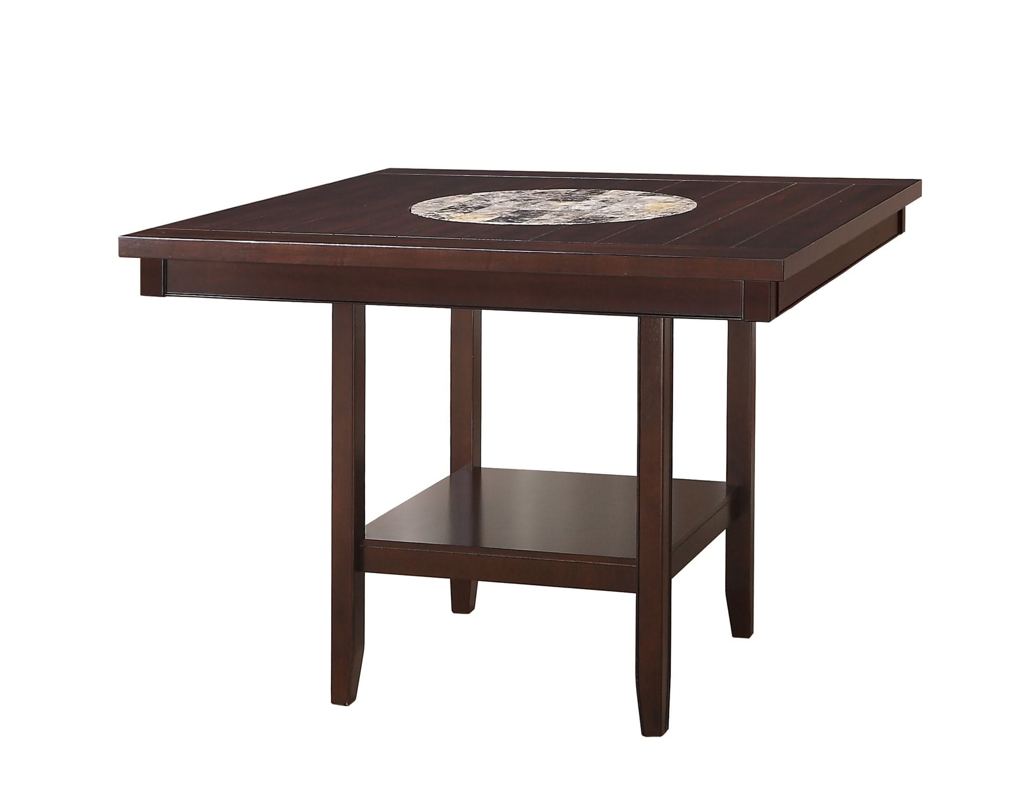 Fulton - Counter Height Table - Dark Brown