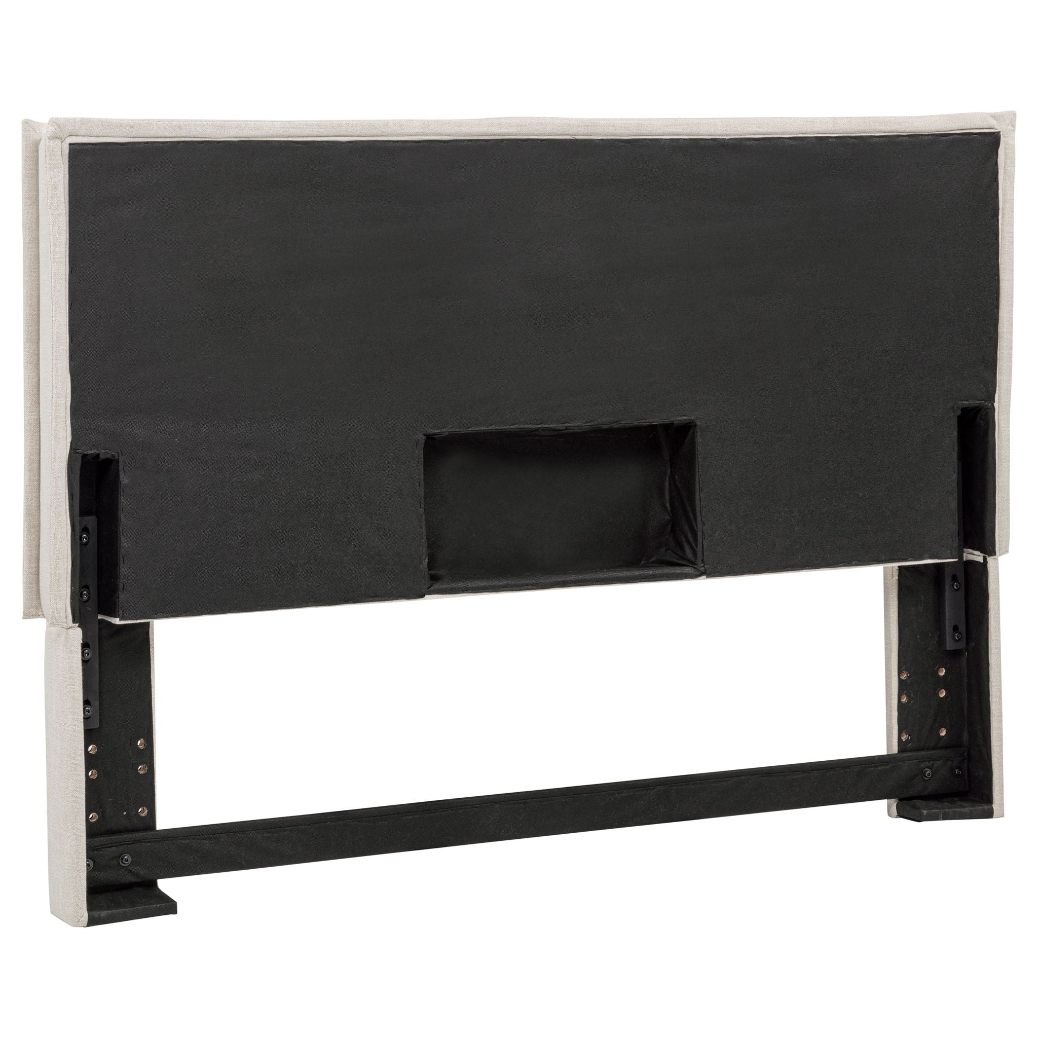 Izzy Upholstered Queen or Full Panel Headboard Sand