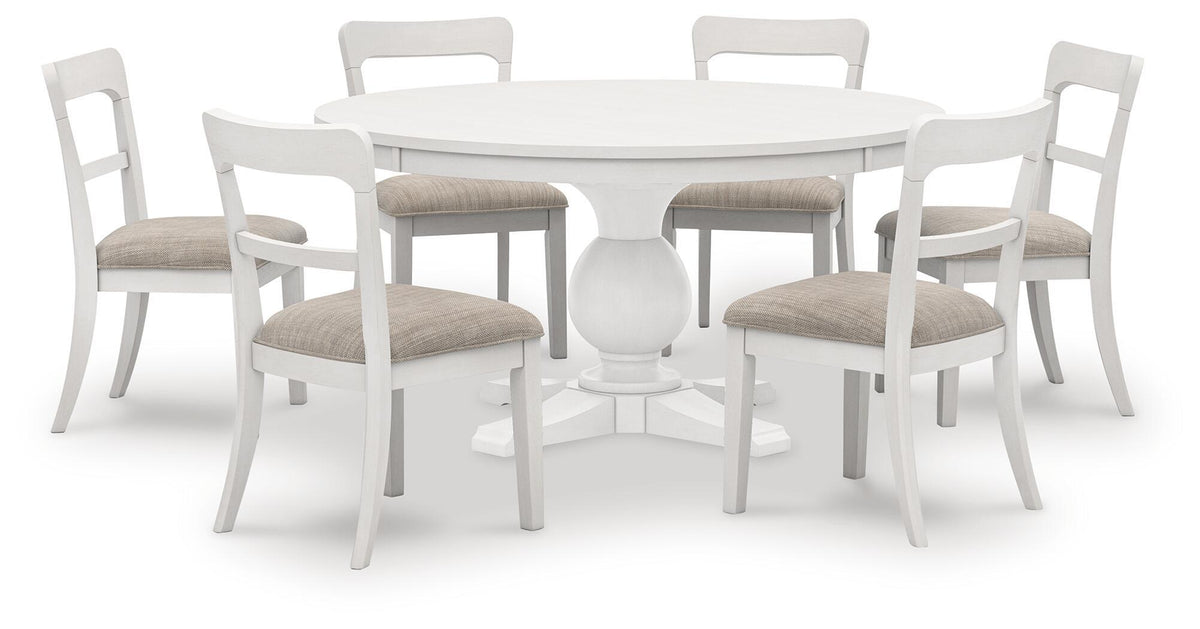 Greddinton - Round Dining Table Set - Exclusive Furniture