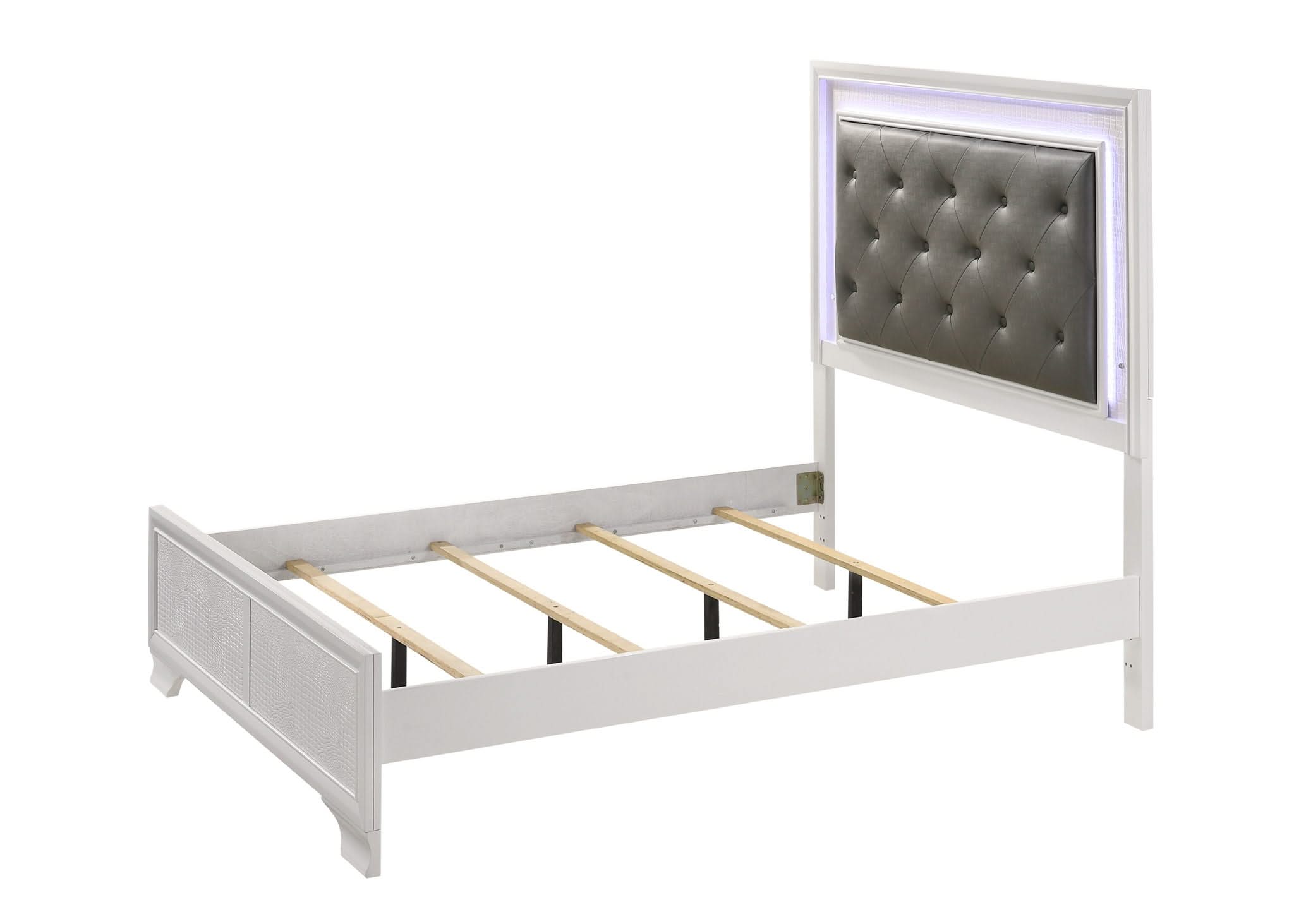 Lyssa - Full Bed - White