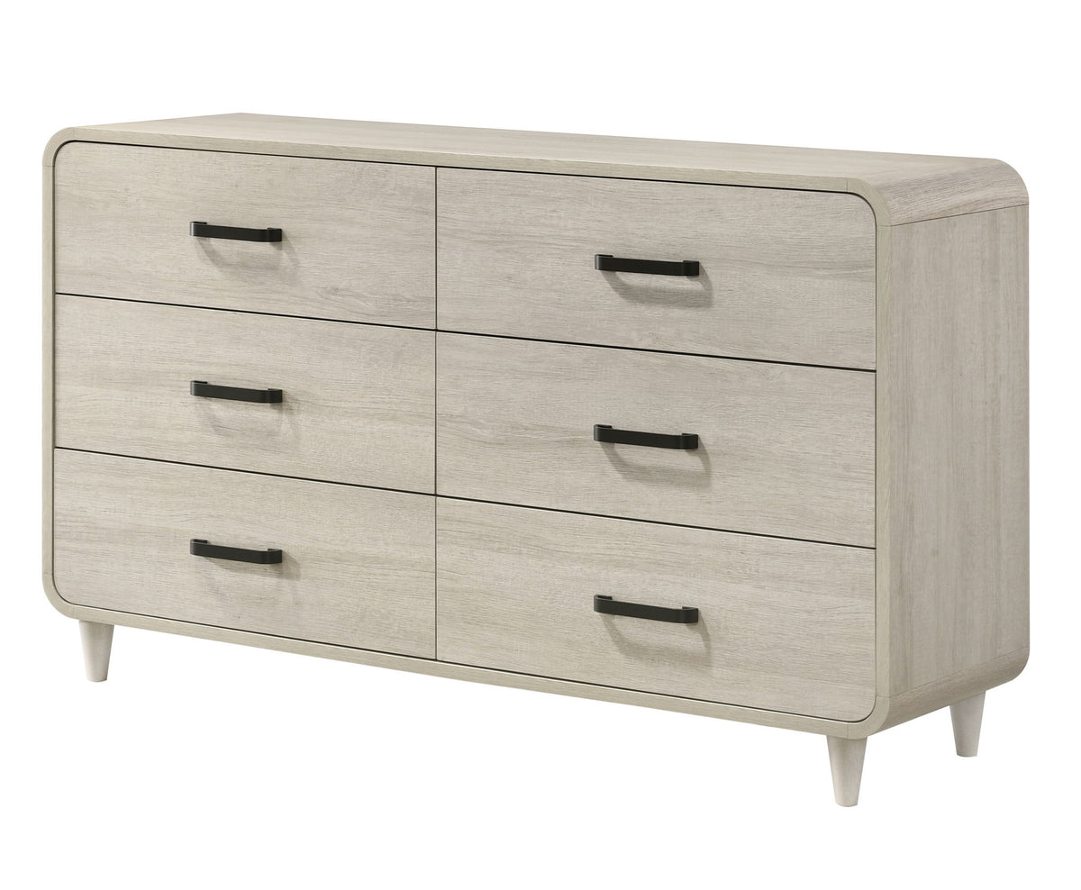 Nyomi - King 5 Piece Bedroom Set - White