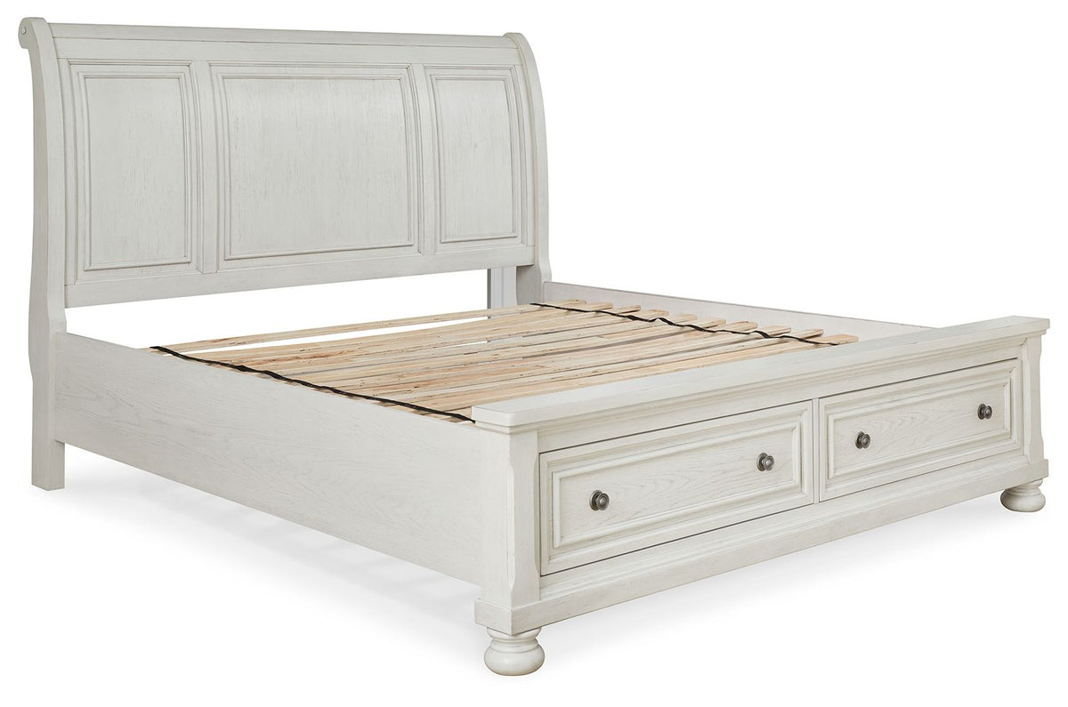 Robbinsdale - Queen Sleigh Headboard - Antique White