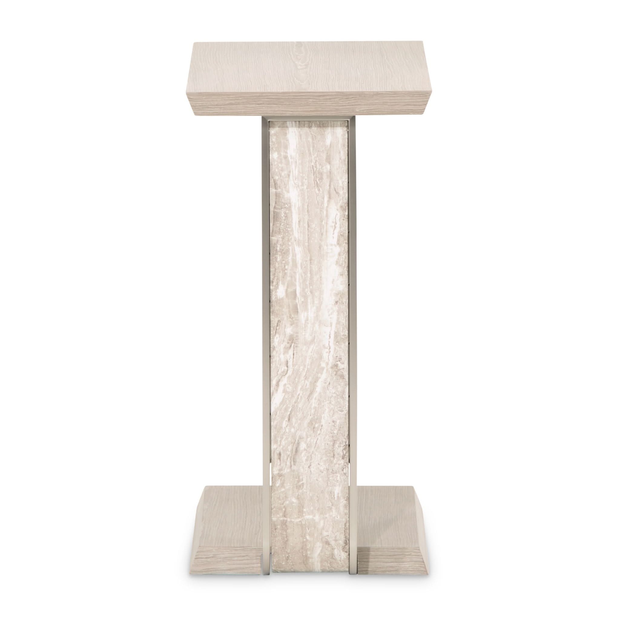 Lotus Bay - C-Shaped Accent Table - Sand