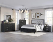 Jaylen - Queen 5 Piece Bedroom Set - Black