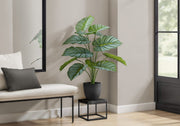 24" Tall, Artificial Plant, Calathea, Indoor, Faux, Fake, Table, Greenery, Potted, Real Touch, Decorative - Green / Black