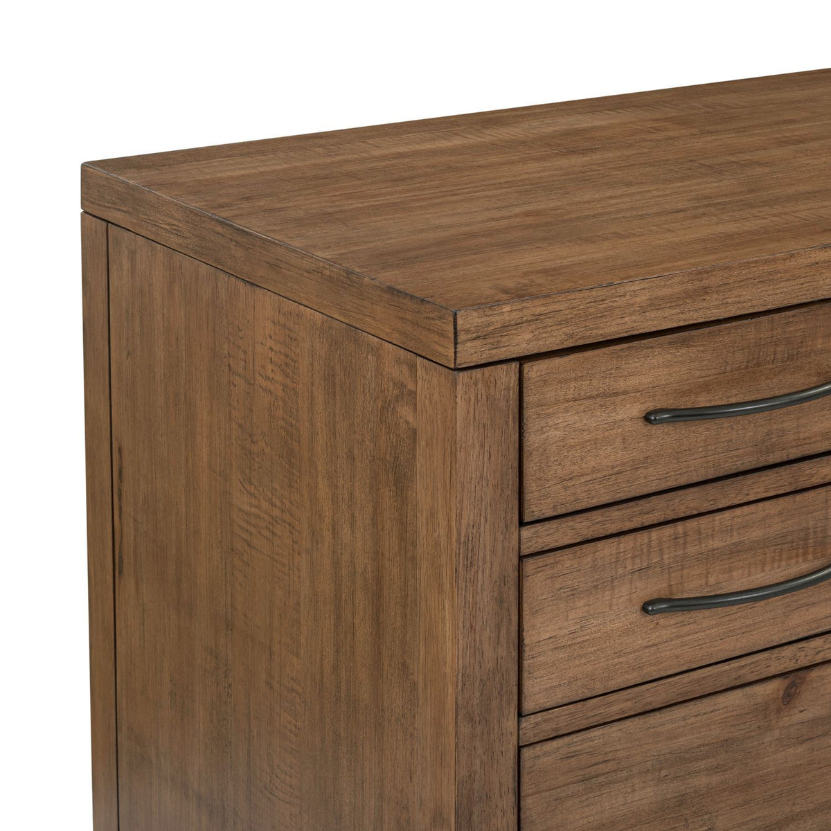 Shaker Lakes - L Shaped Desk Set - Harvest Brown