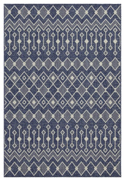 Sunshine - 5'3" X 7'3" Indoor & Outdoor Area Rug Polypropylene - Blue