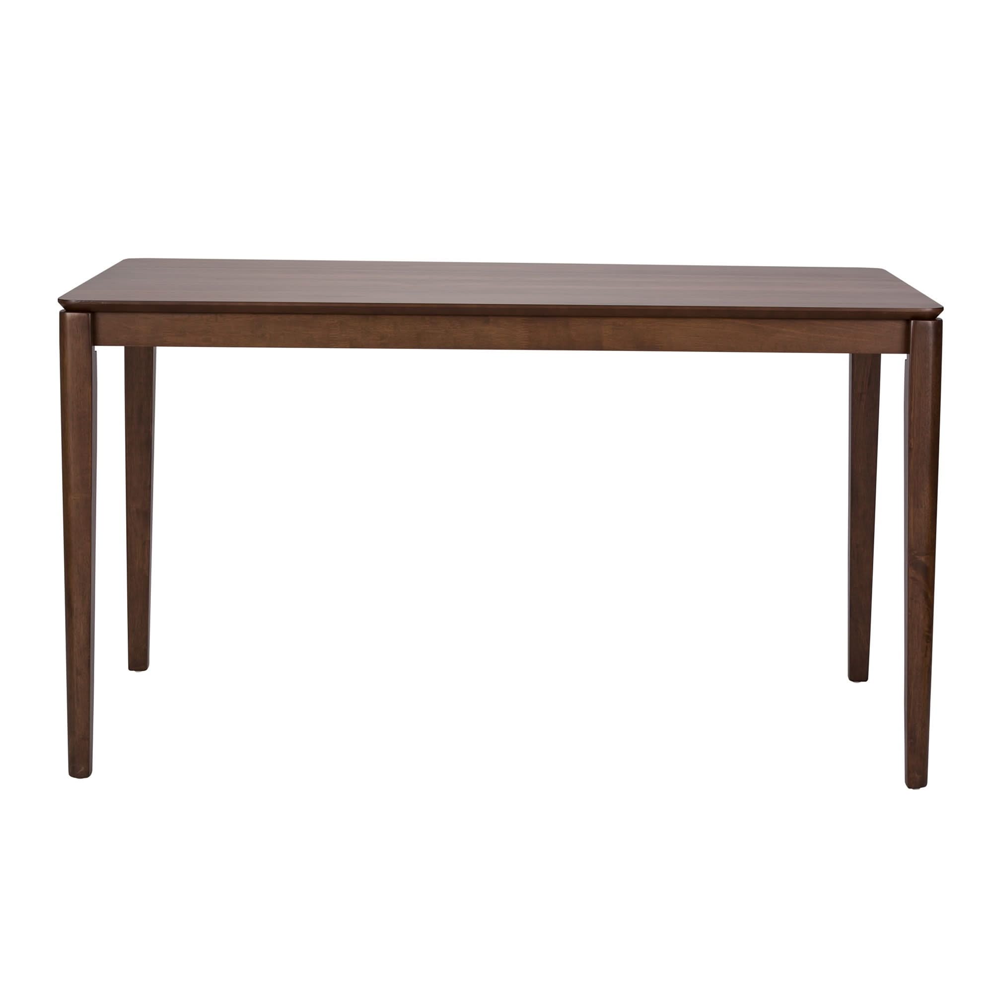 Space Savers - Rectangular Leg Table - Walnut / Brown