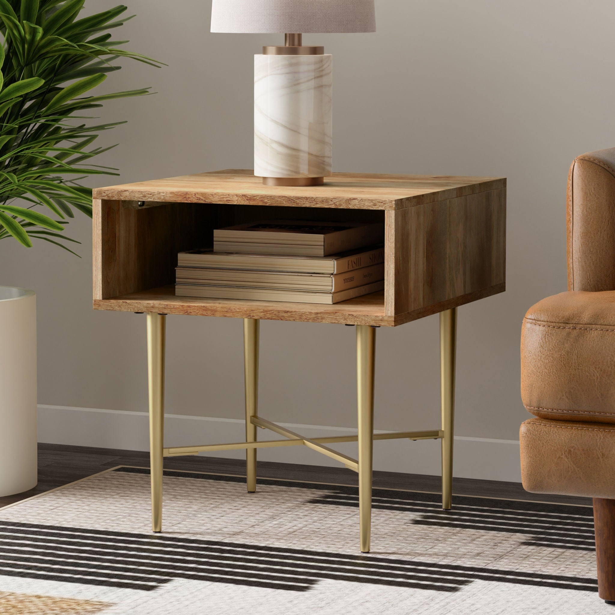 Fallon - End Table - Natural