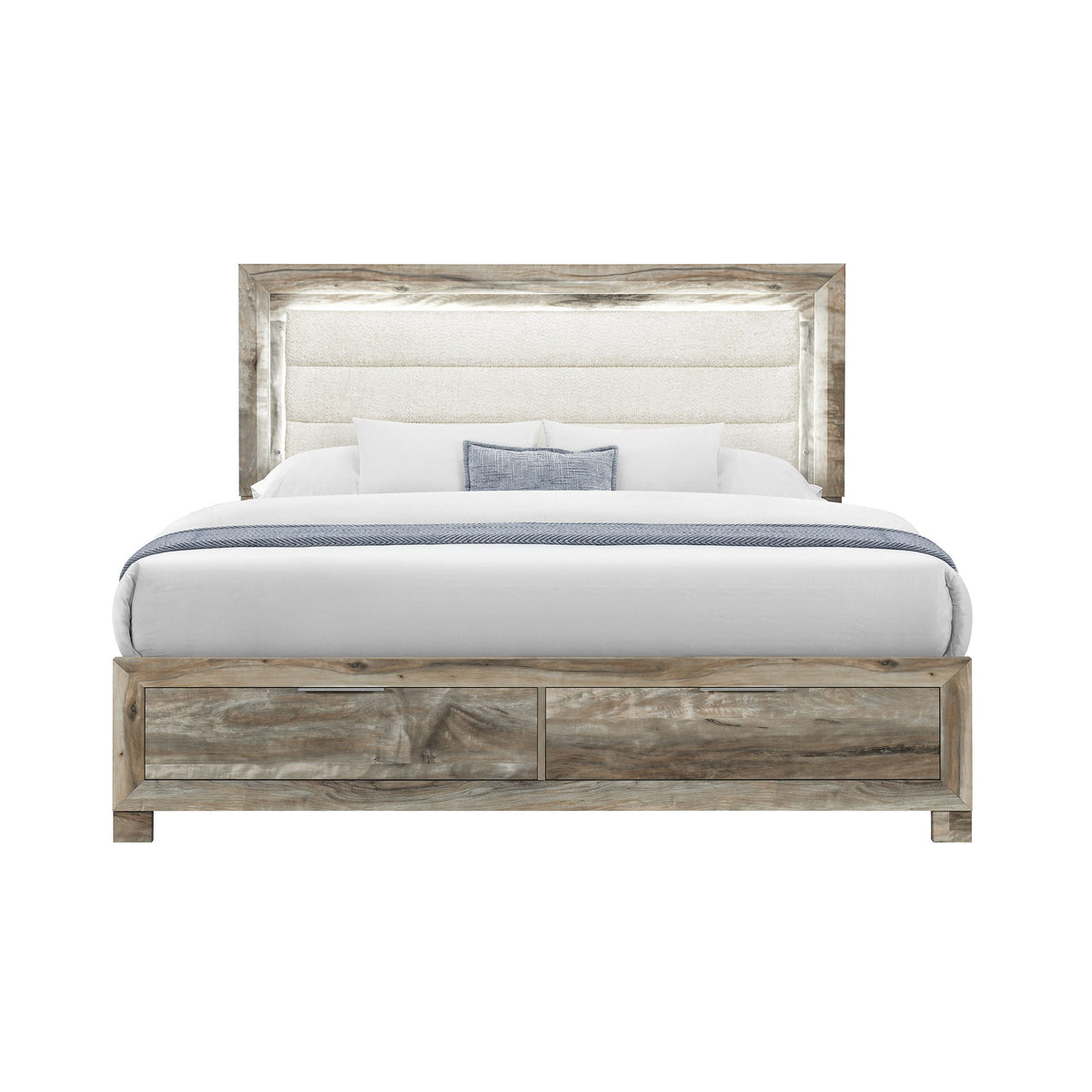 Cllisie - Bed With Padded Headboard