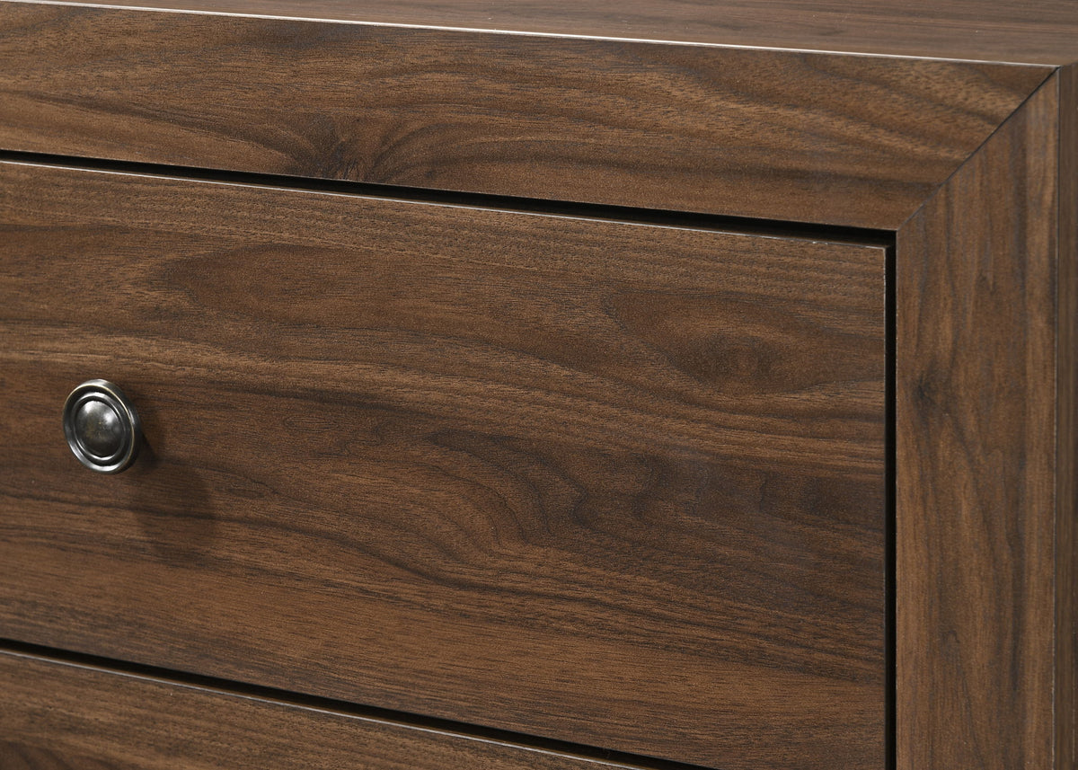 Millie - Full 4 Piece Bedroom Set - Brown Cherry