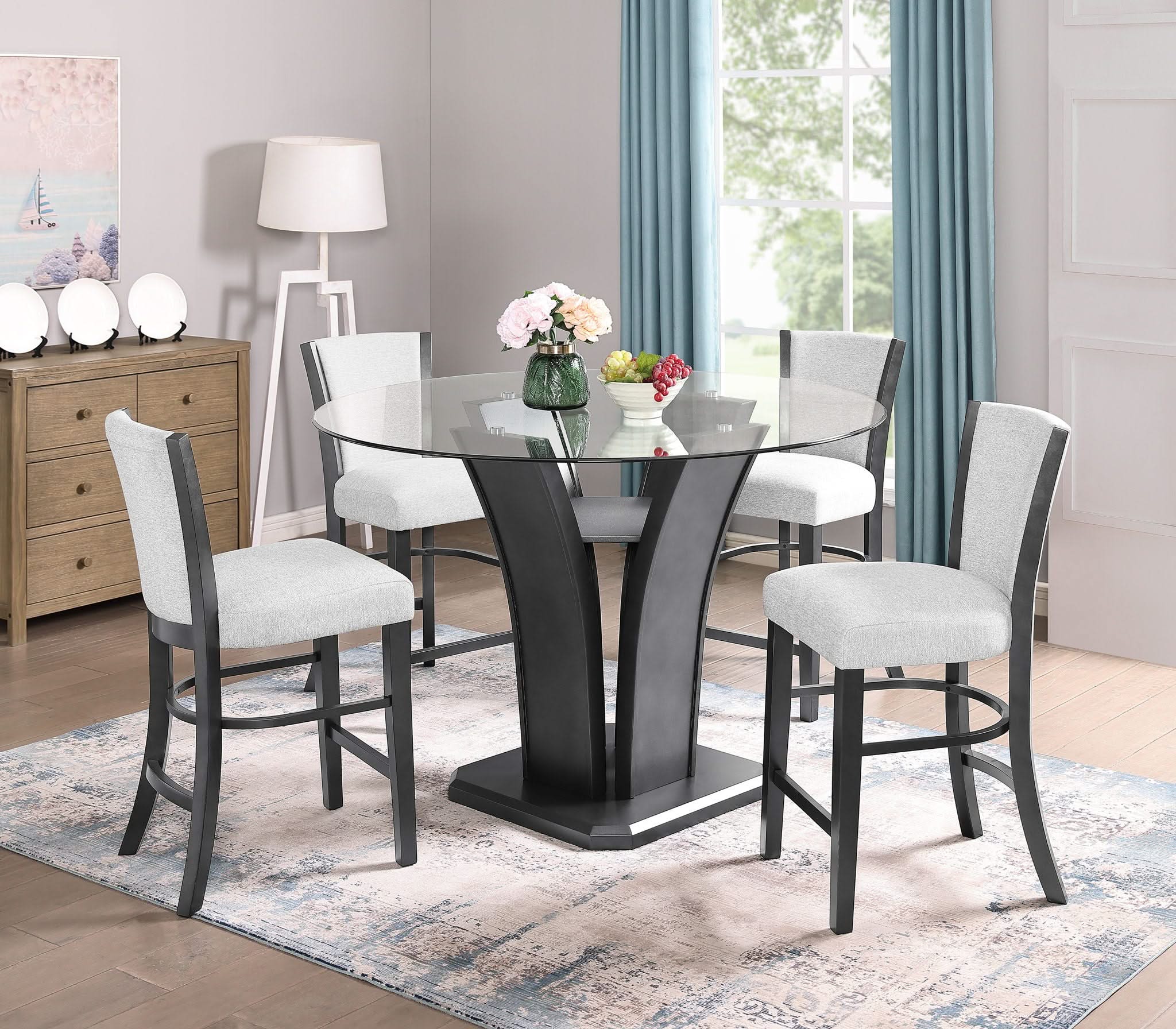 Camelia - Counter Height Chair (Set of 2) - White