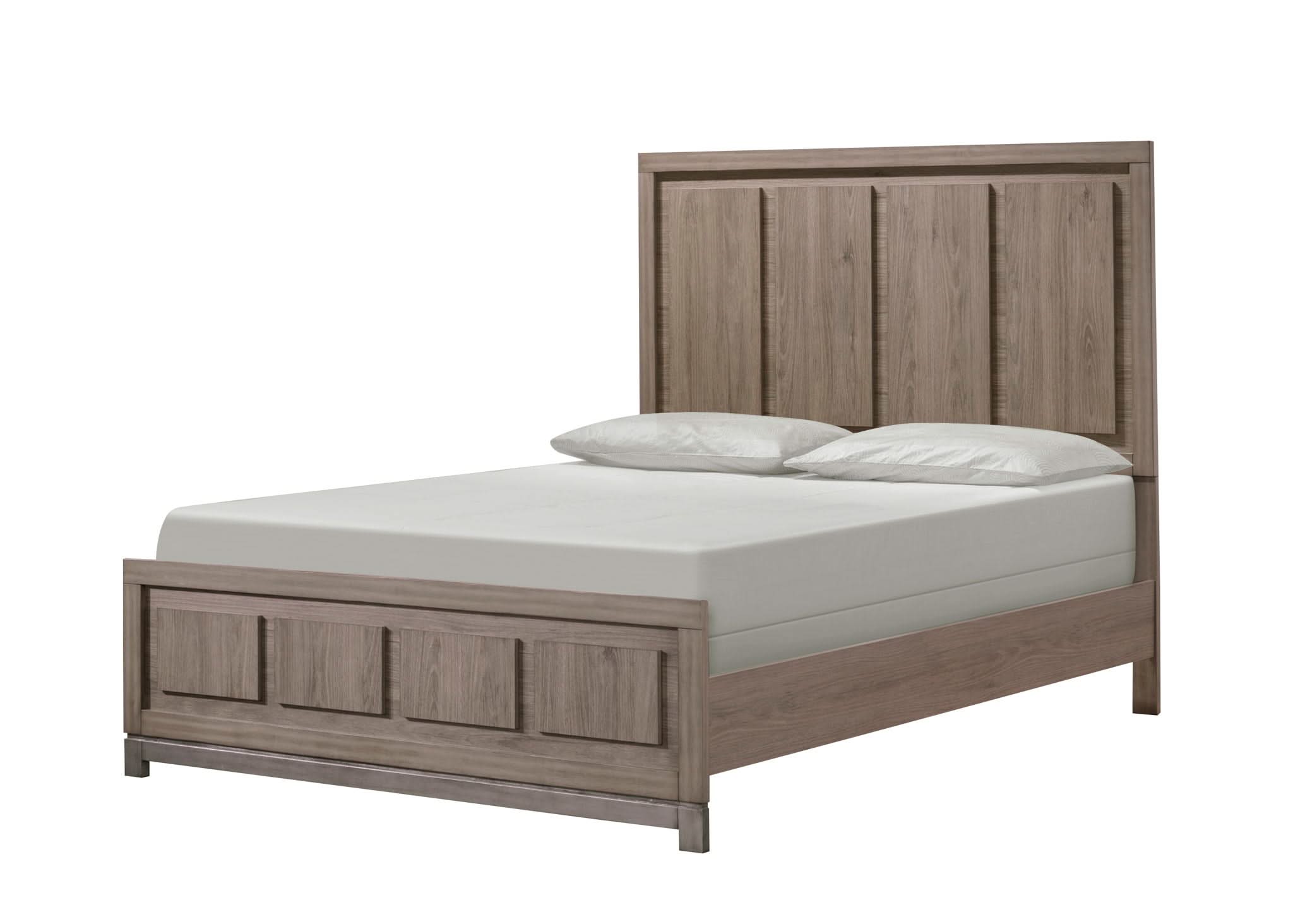 River - King 4 Piece Bedroom Set - Light Brown