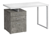 Computer Desk For Home Office, Laptop, Left, Right Set - Up, Storage Drawers - White