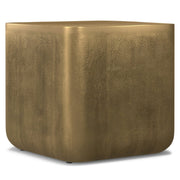 Bassett - Cast Aluminum Side Table - Brown